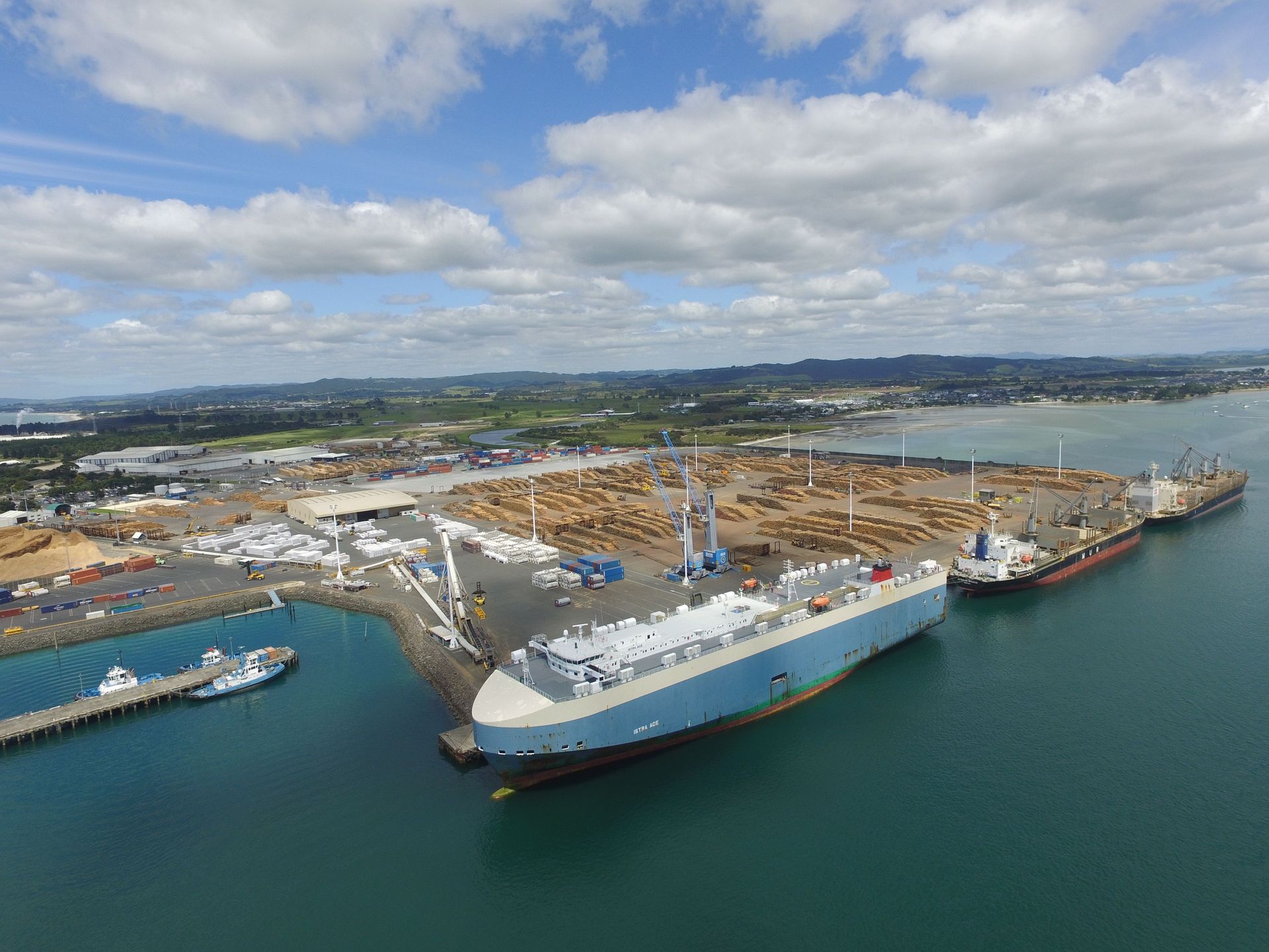 The Government has put aside up to $550 million for railways in Northland, including a long-awaited rail link to Northport, above.