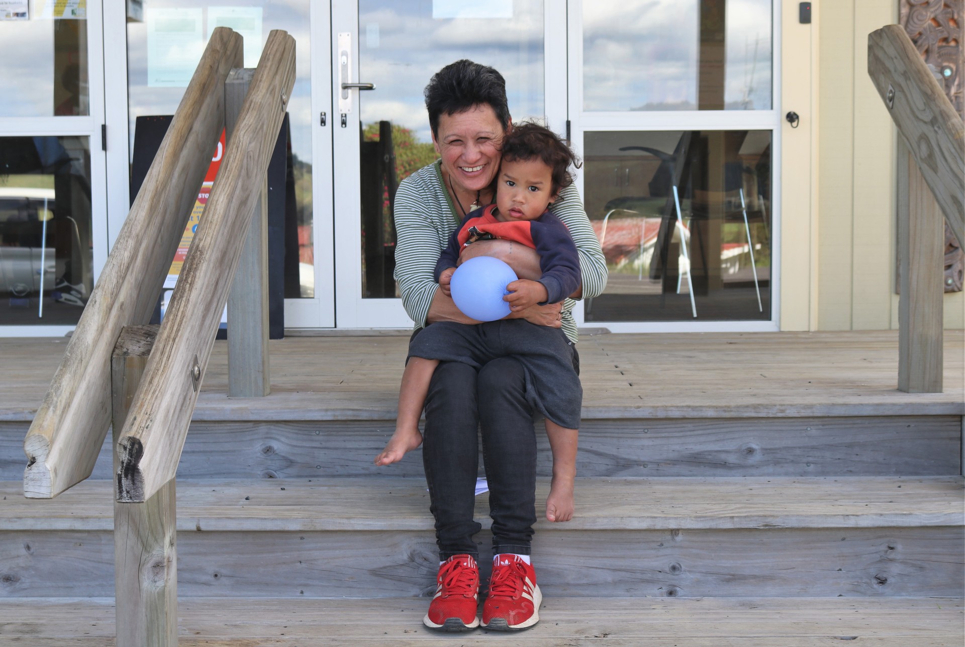 Terina Pihema's drive to pick up her 2-year-old grandson, Ihaia Pihema-Hemopo, in Pamapuria has expanded from about 20 minutes to more than an hour. Photo / Peter de Graaf