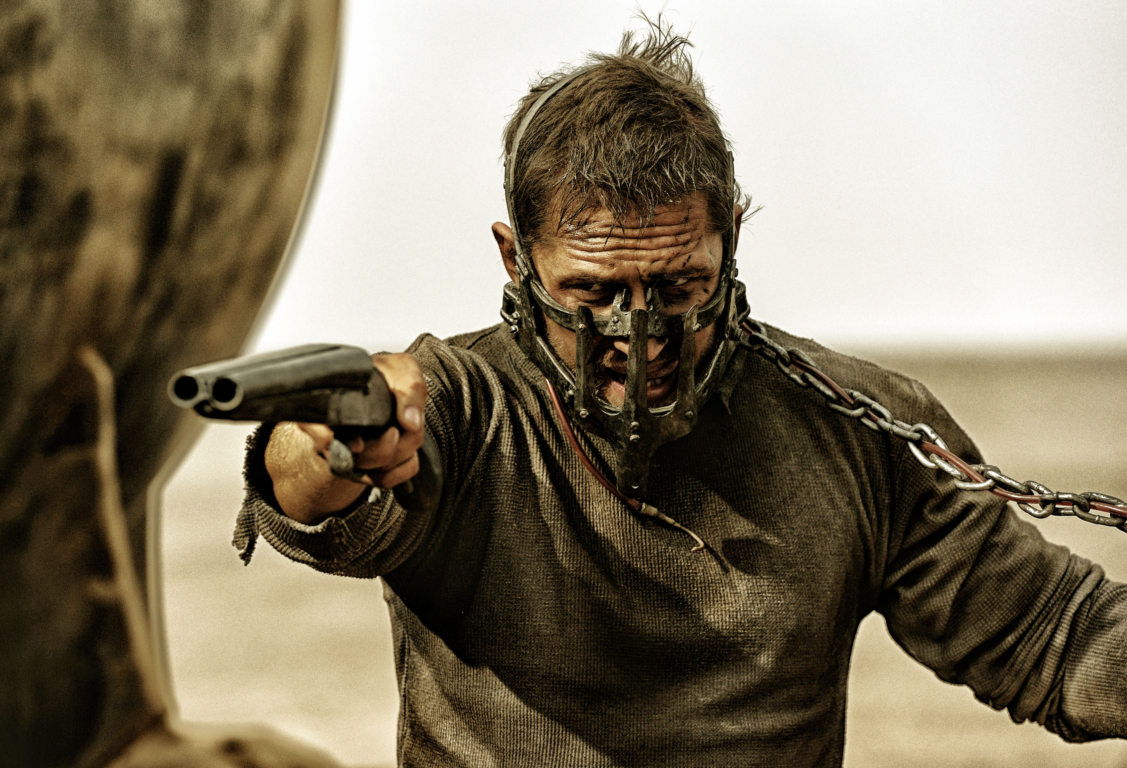Tom Hardy in the movie Mad Max: Fury Road.
