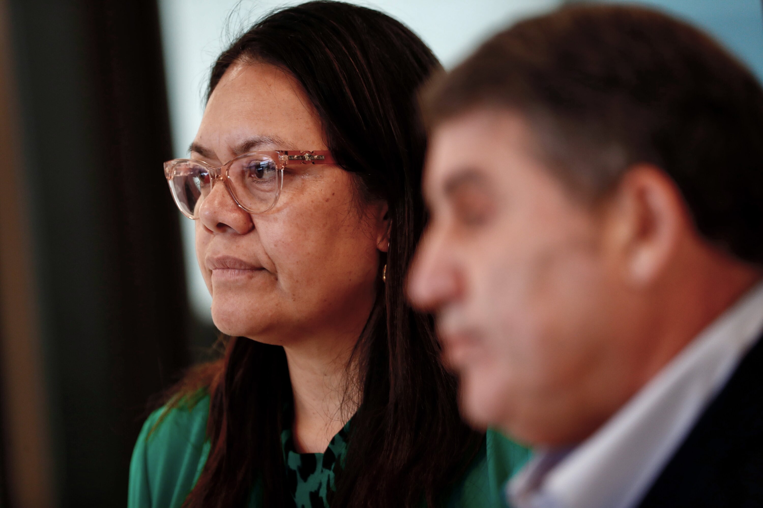 Health New Zealand chief executive Fepulea'i Margie Apa pictured with chairman Professor Lester Levy. Photo / Dean Purcell