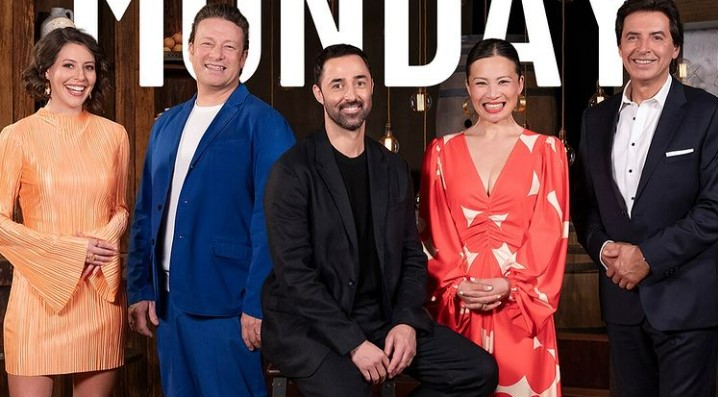 The brand-new lineup of judges joining Andy Allen and guest judge Jamie Oliver on MasterChef Australia: Sofia Levin, Poh Ling-Yeow and Jean-Christophe Novelli. Photo / Channel 10
