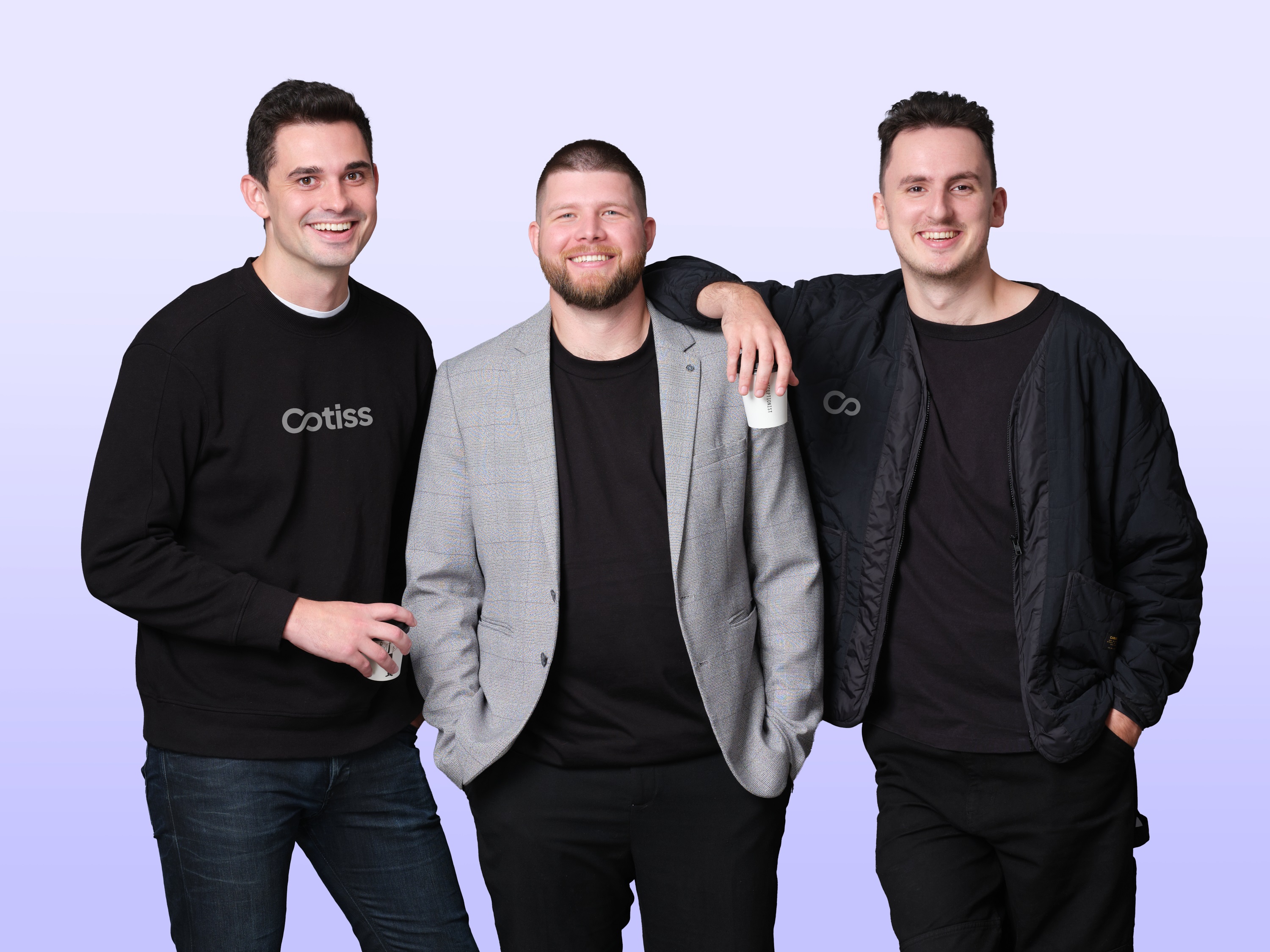 Cotiss co-founders Matt O’Halloran, Matt Whiting and Harry Wilde. Photo / File
