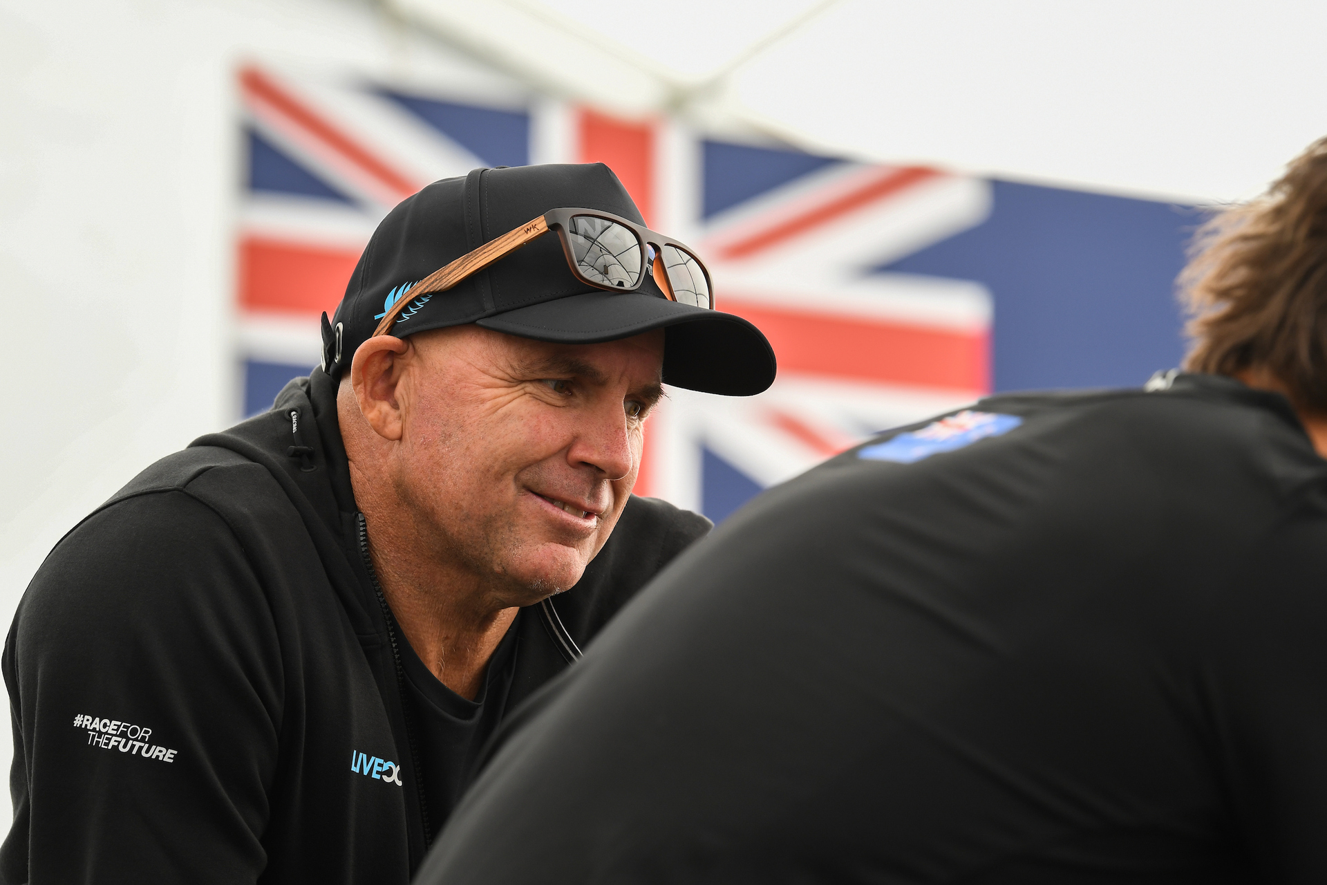 Ray Davies joined the New Zealand SailGP team as a coach late in their debut campaign. Photo / SailGP