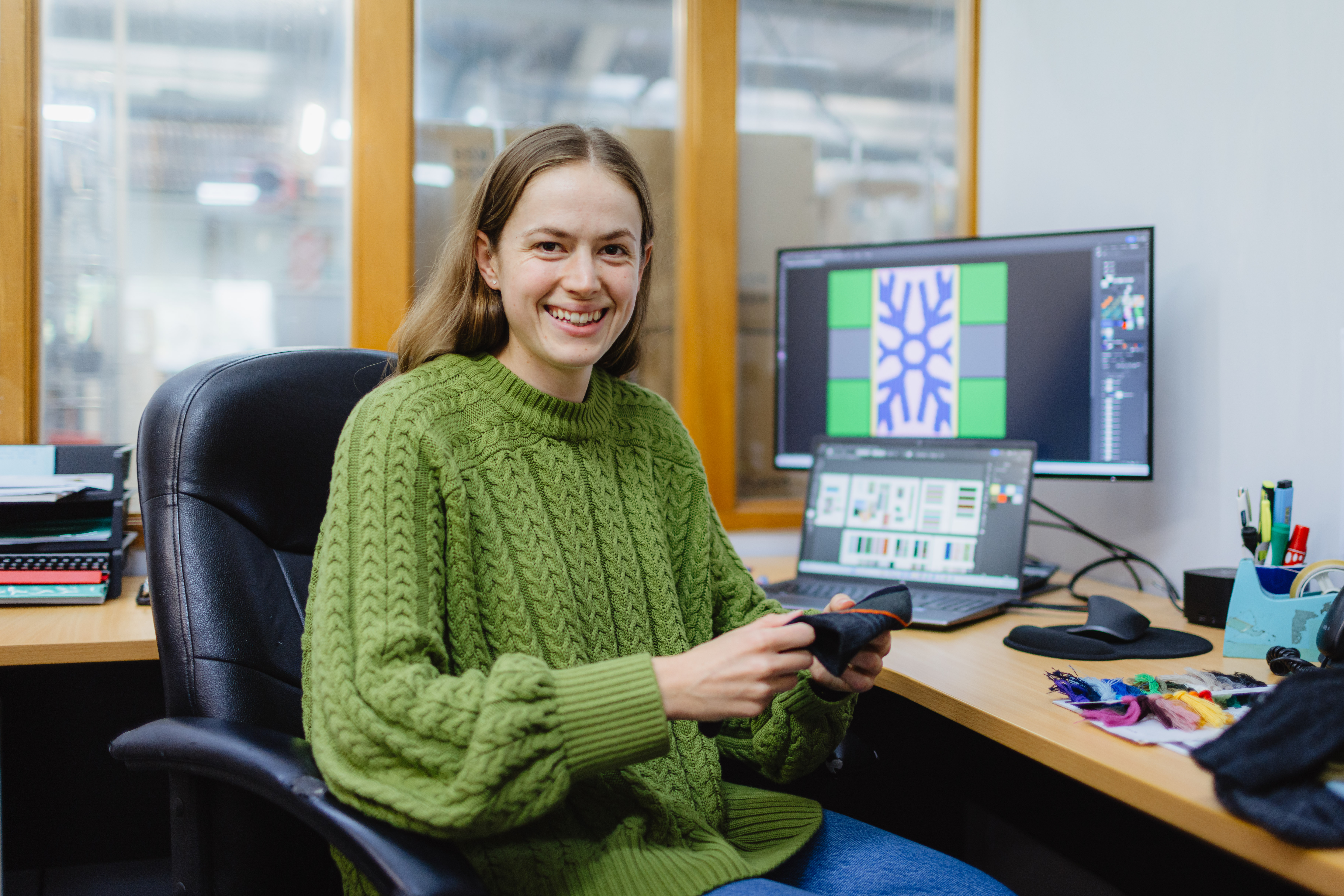 Textile designer and materials engineer Grace Carden-Horton has come on board Norsewear to work on designs. Photo / Supplied