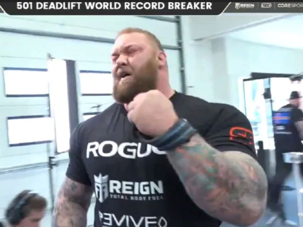 The Mountain deadlift world record: Game of Thrones, Hafthor