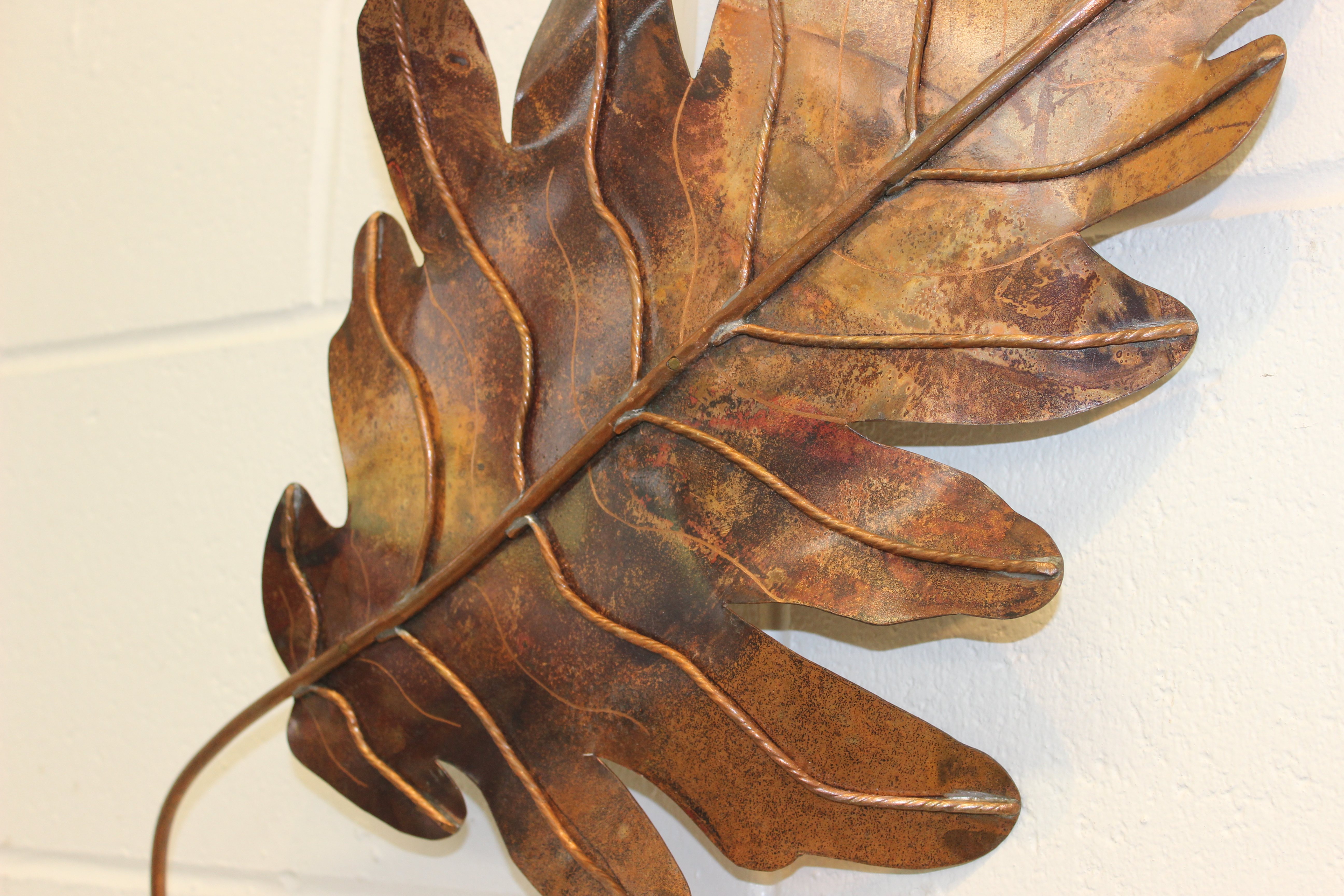 Copper oak leaf by Roman Kleistein. Photo / David Haxton