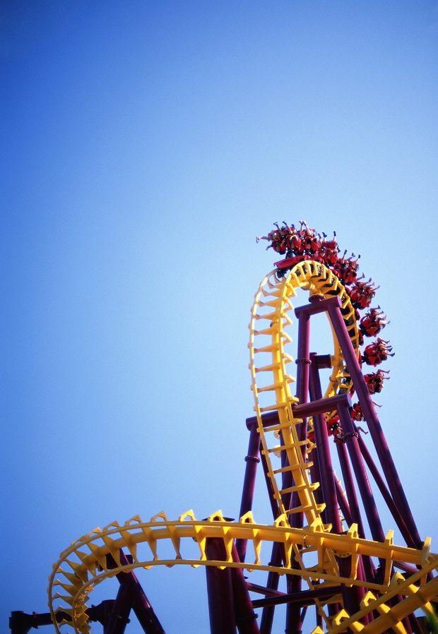Tizona roller coaster at the Terra Mitica Amusement Park, Benidorm, Alicante, Spain. Photo / Getty Images