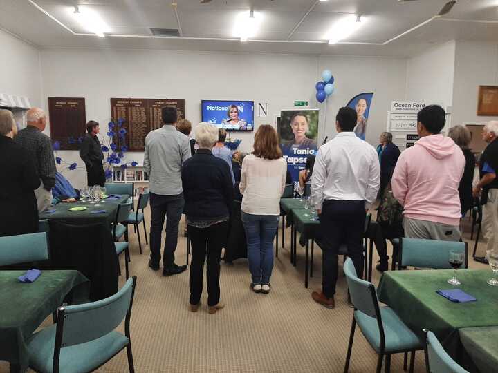 The crowd at Tania Tapsell's party. Photo / Zizi Sparks