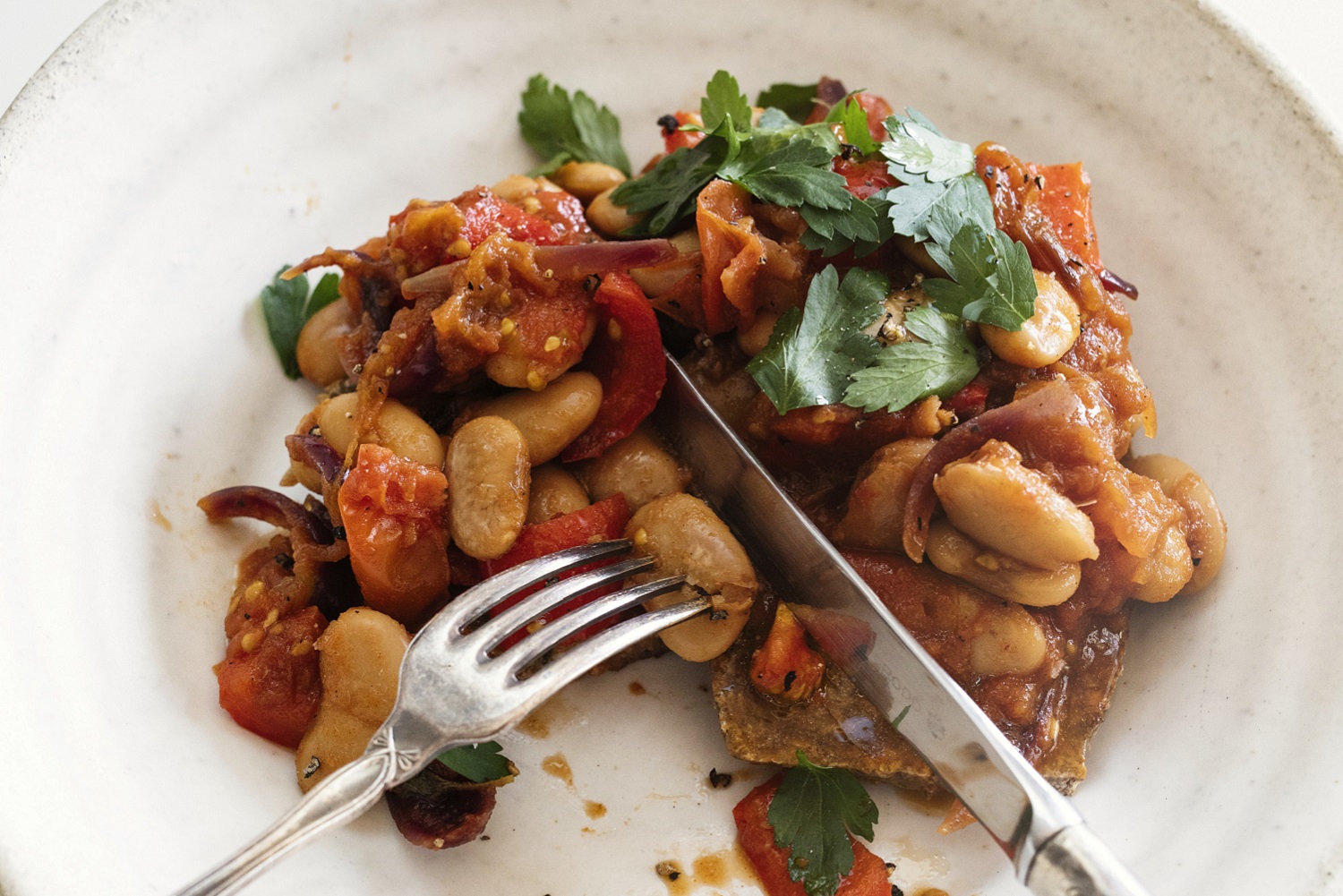 Smoky baked beans-image