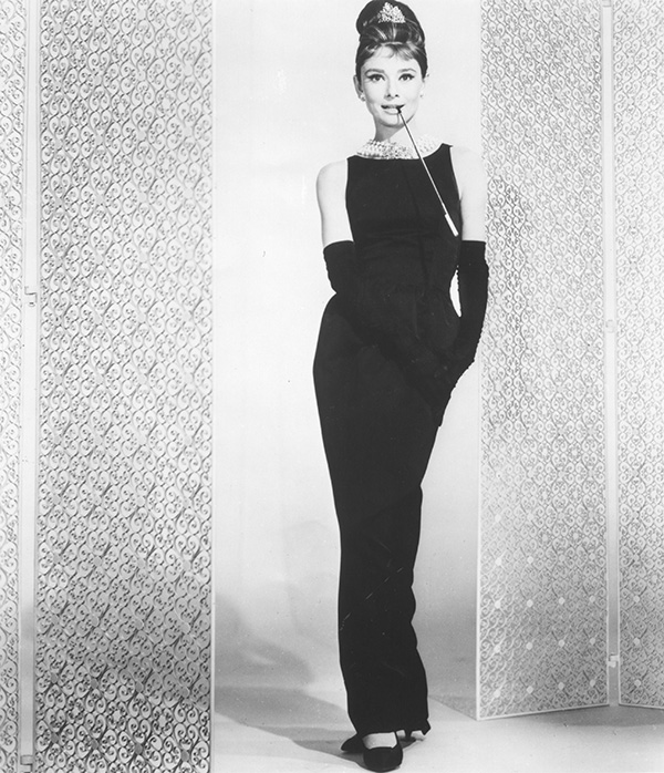 The famous little black dress worn by Audrey Hepburn in Breakfast at Tiffany's (1961). Picture / Supplied