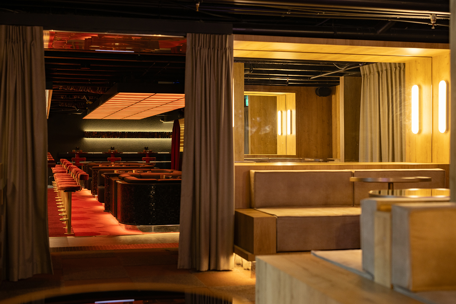 The dining room at Queen Street bar and restaurant The Nightcar. Photo / Babiche Martens