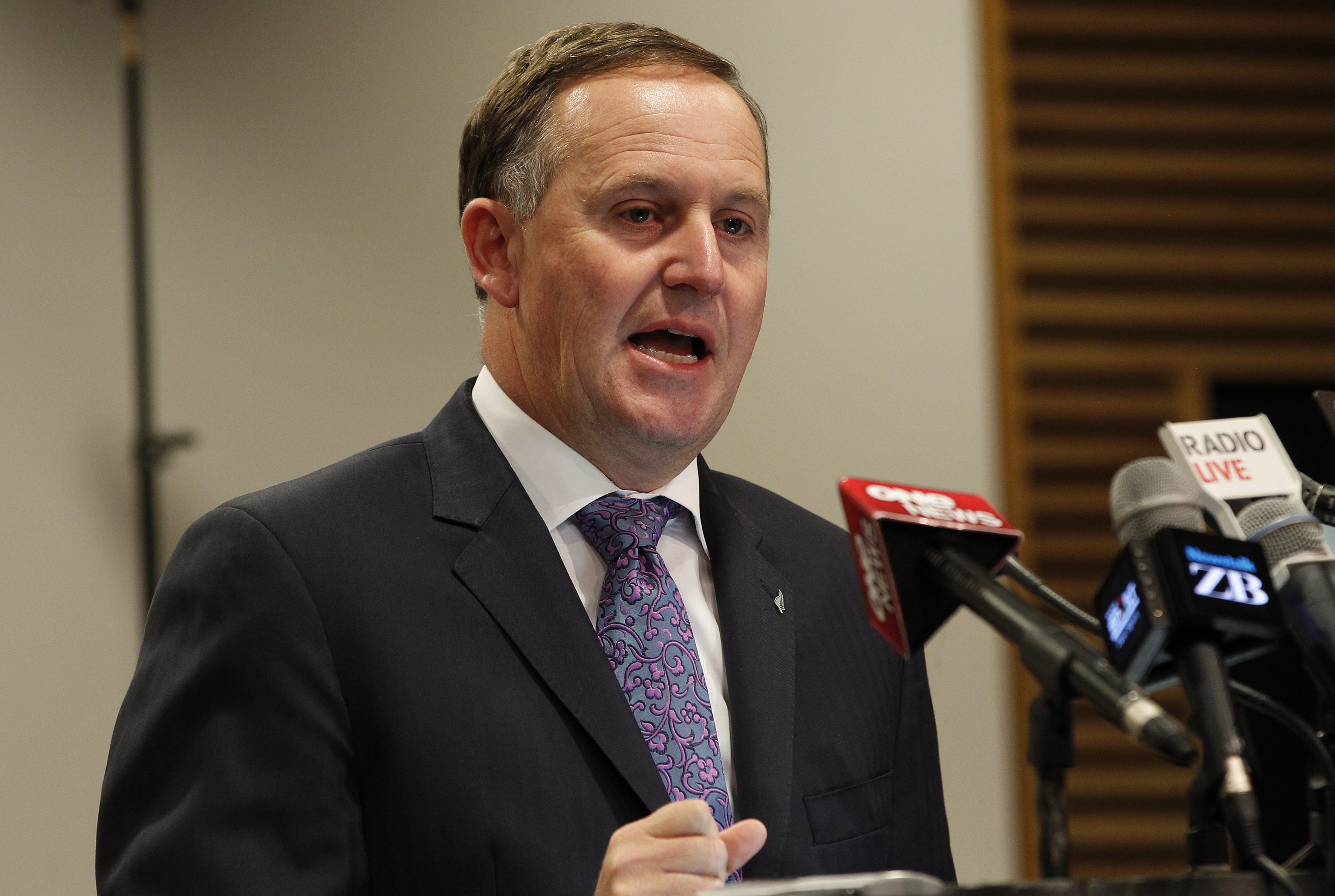 Prime Minister John Key is refusing to confirm or deny his comments about footballer David Beckham. Photo / Mark Mitchell