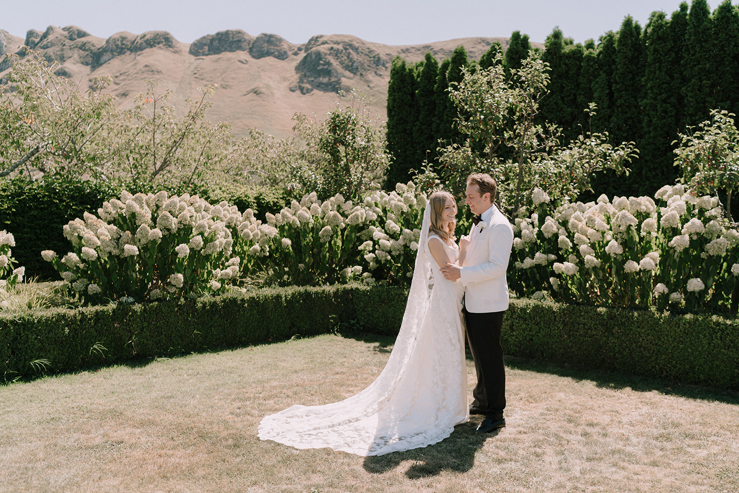Jessica-Belle and Daniel's wedding was a chance to bring their two worlds together. Photo / Danelle Bohane