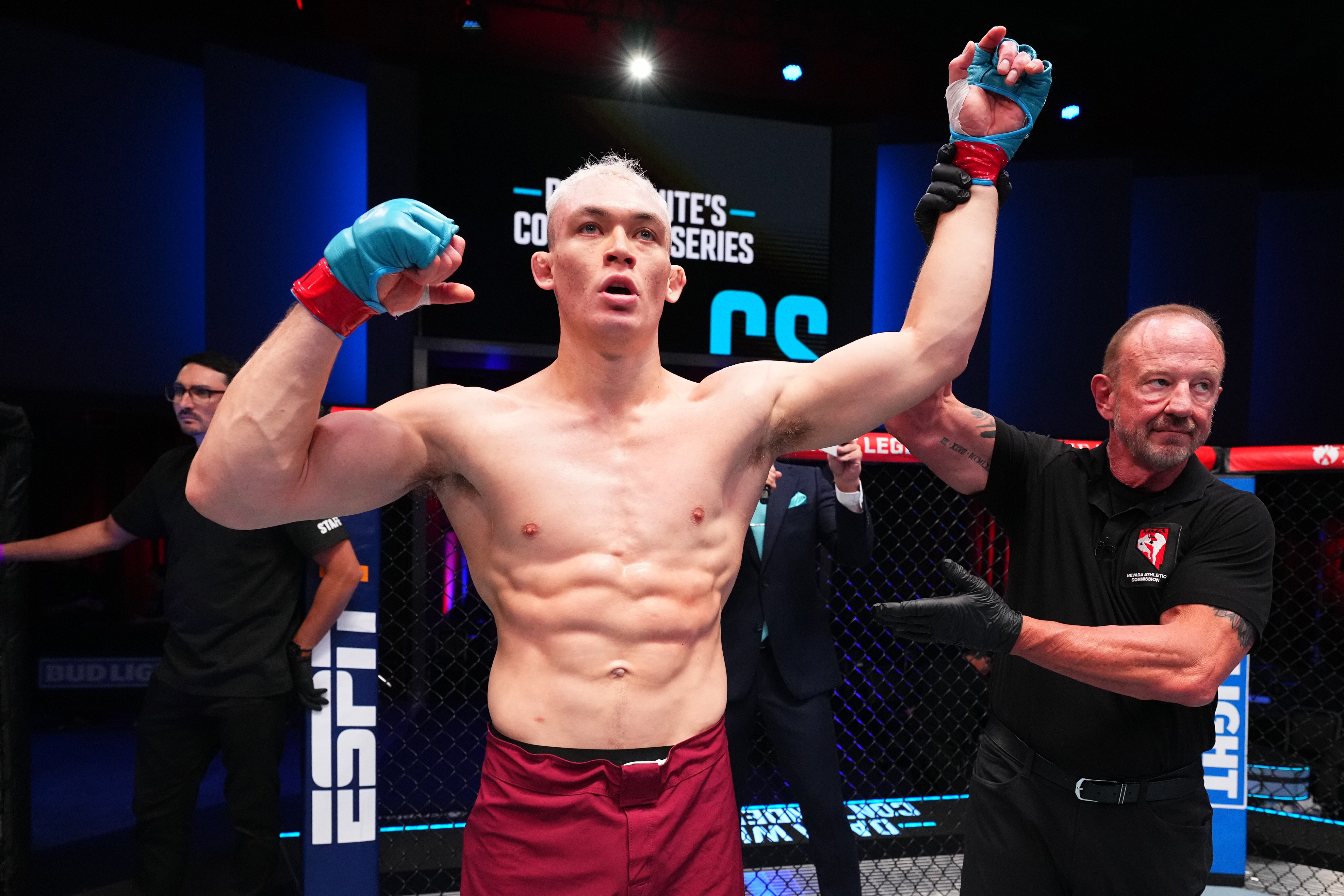 Navajo Stirling earned a UFC contract with a second-round KO on Dana White's Contender Series. Photo / Getty Images