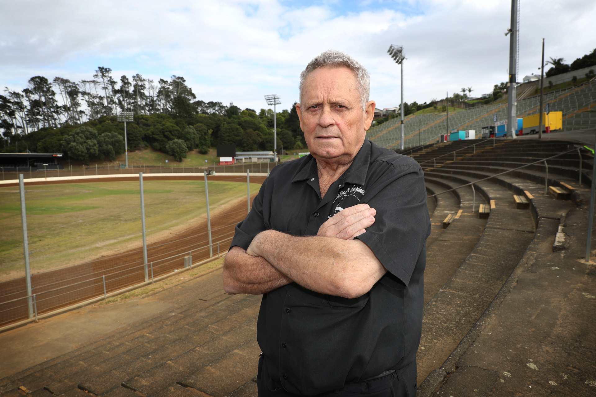 Speedway promoter Bill Buckley is not keen on moving to Waikaraka Park.