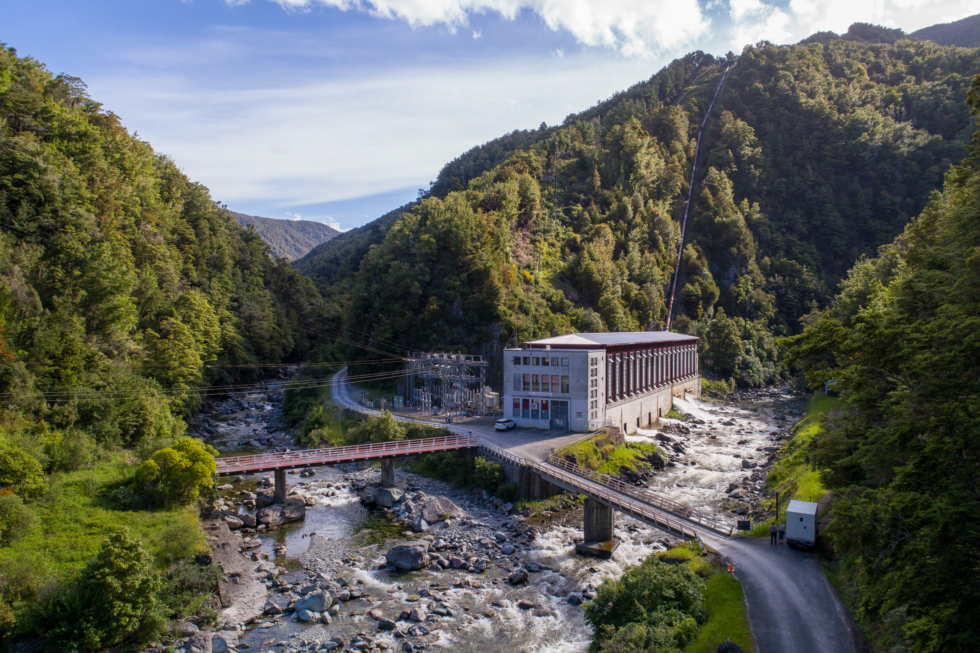 Manawa's Cobb Power Station in the Tasman region is one of 25 hydroelectricity assets Contact wants to acquire. Photo / Manawa Energy