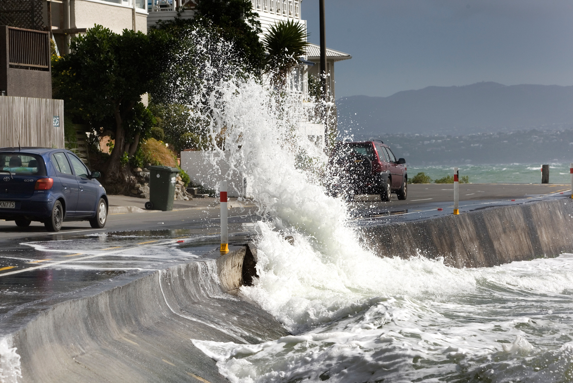 Wellington, Auckland and many other centres could have more than half a metre of sea level rise by 2060 - and as much as 1.2m by 2100. Photo / Mark Mitchell