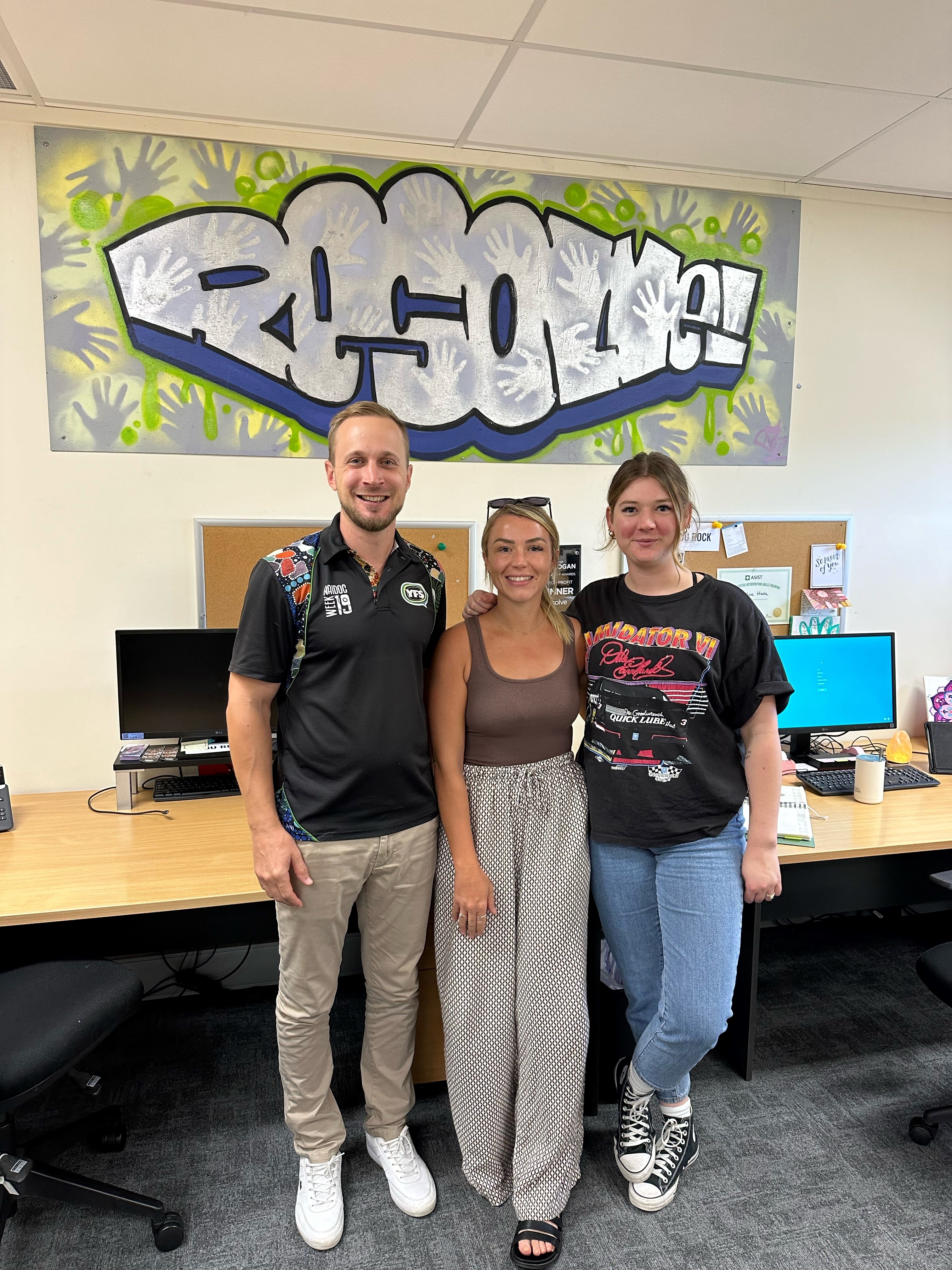 Resolve is a team of people passionate about changing the trajectory of life for troubled, disadvantaged and marginalised kids. Daniel Brookes, Vicky Allen (middle) and their team of coaches like Chole (right) are based in Logan just out of Brisbane city.