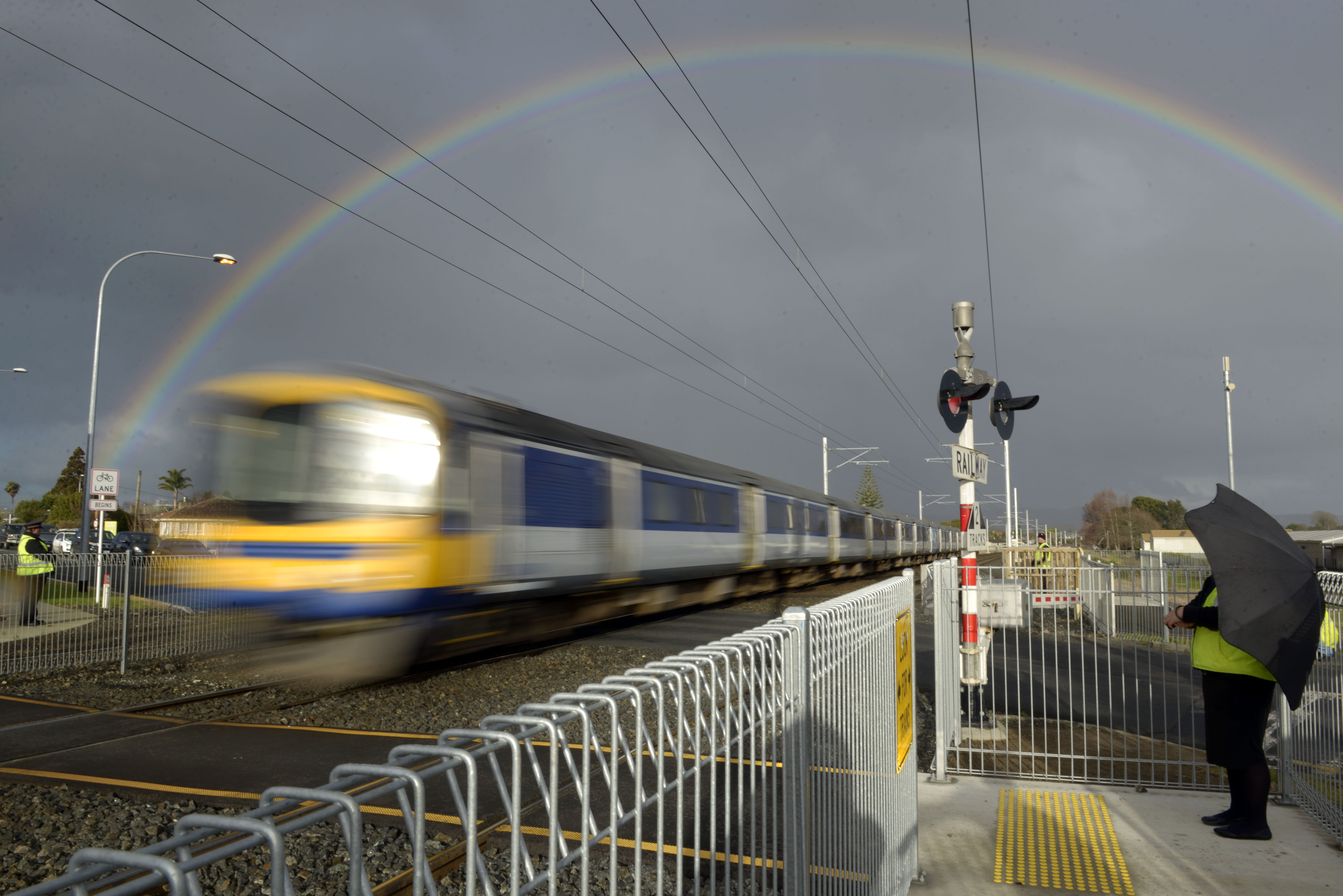 The Walters Rd level crossing in Takanini is one of those earmarked to be removed to help speed up Aucklander's journey times. Photo / File