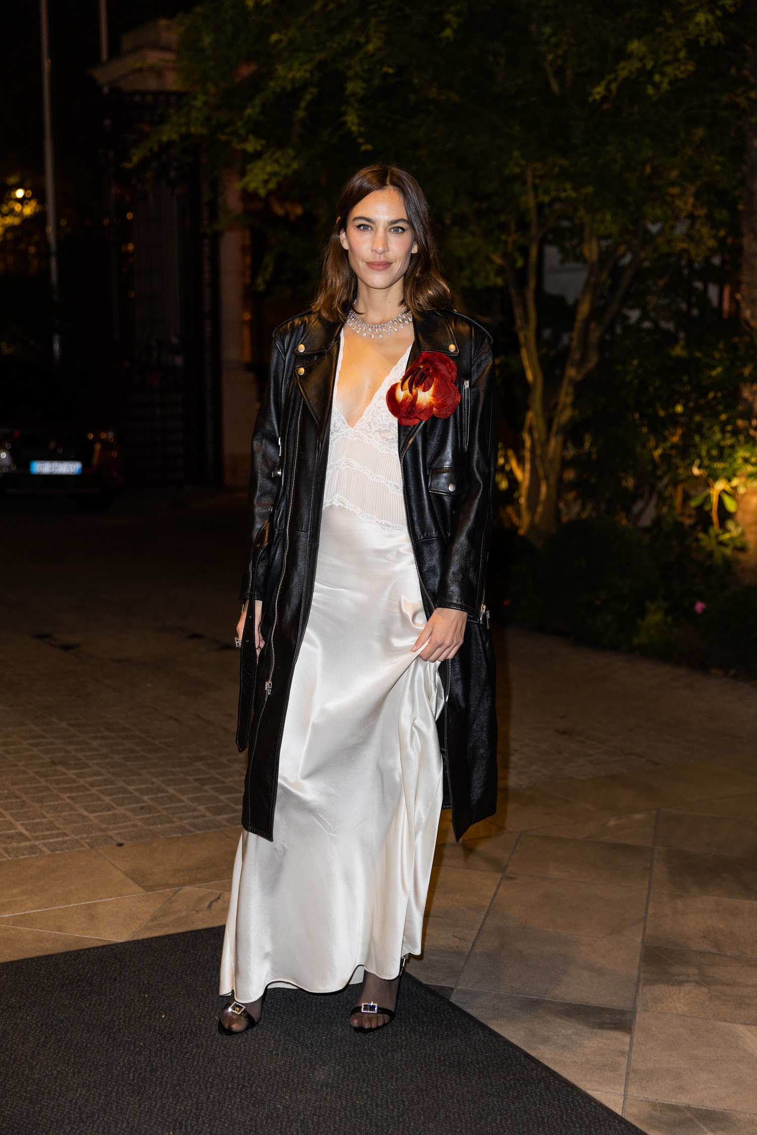 Long and languid: Alexa Chung at the BOF 500 Gala during the Paris Fashion Week, Womenswear. Photo / Getty Images