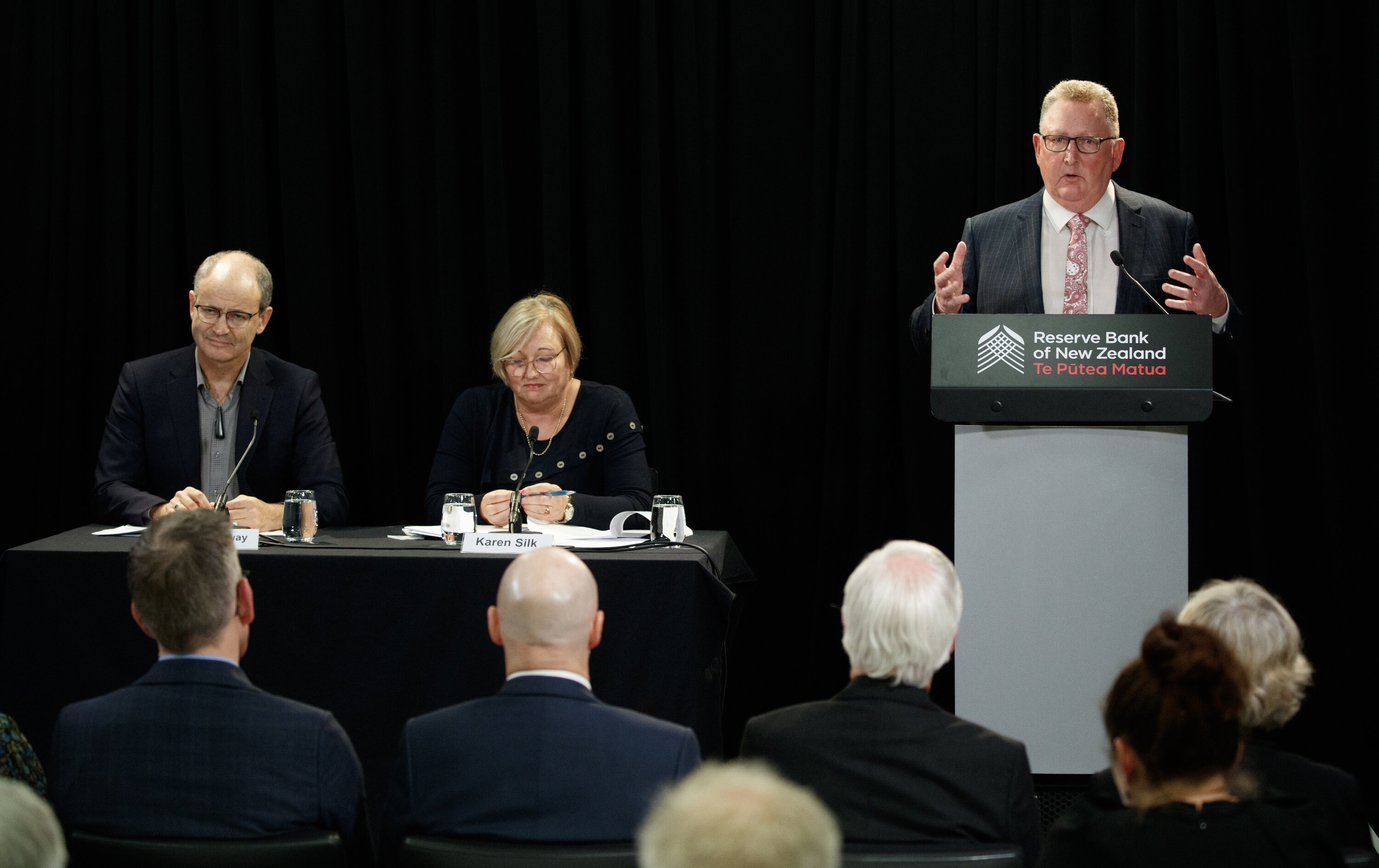 Reserve Bank Governor Adrian Orr discusses the Monetary Policy Statement in Wellington last month. Photo / Mark Mitchell