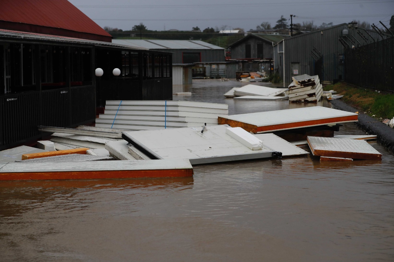 Flooding in Kumeu. Photo / Dean Purcell