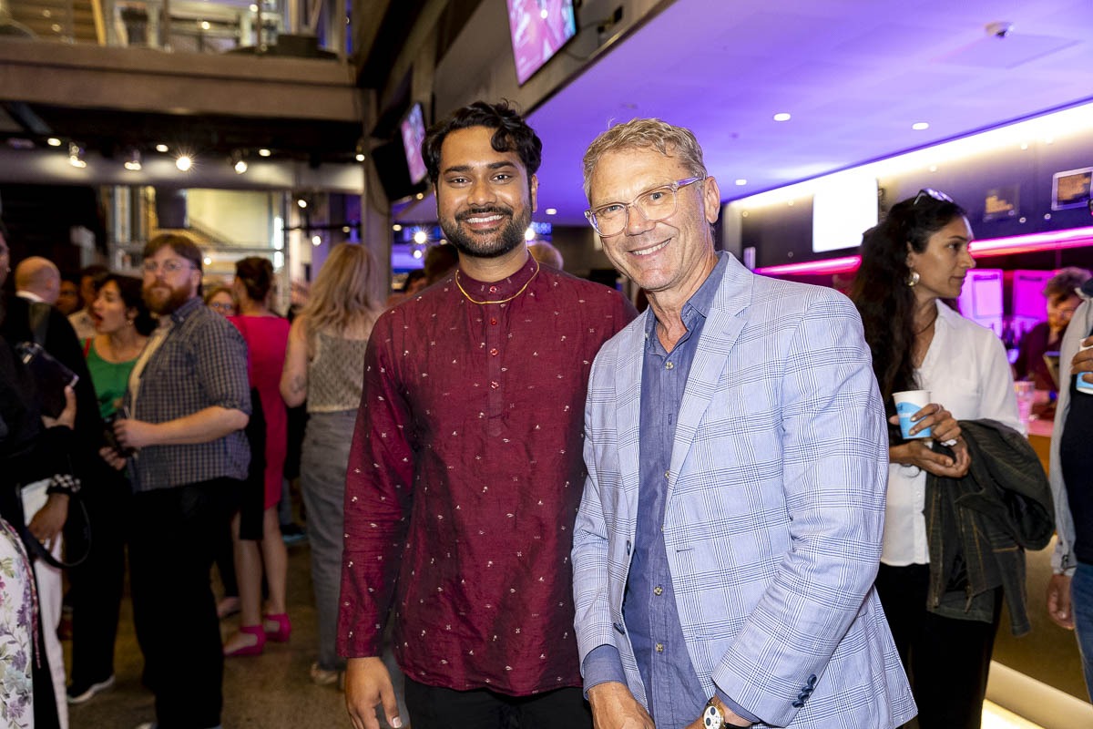 Bala Murali Shingade (left) and Paul Goldsmith (right). Photo / Ida Larsson