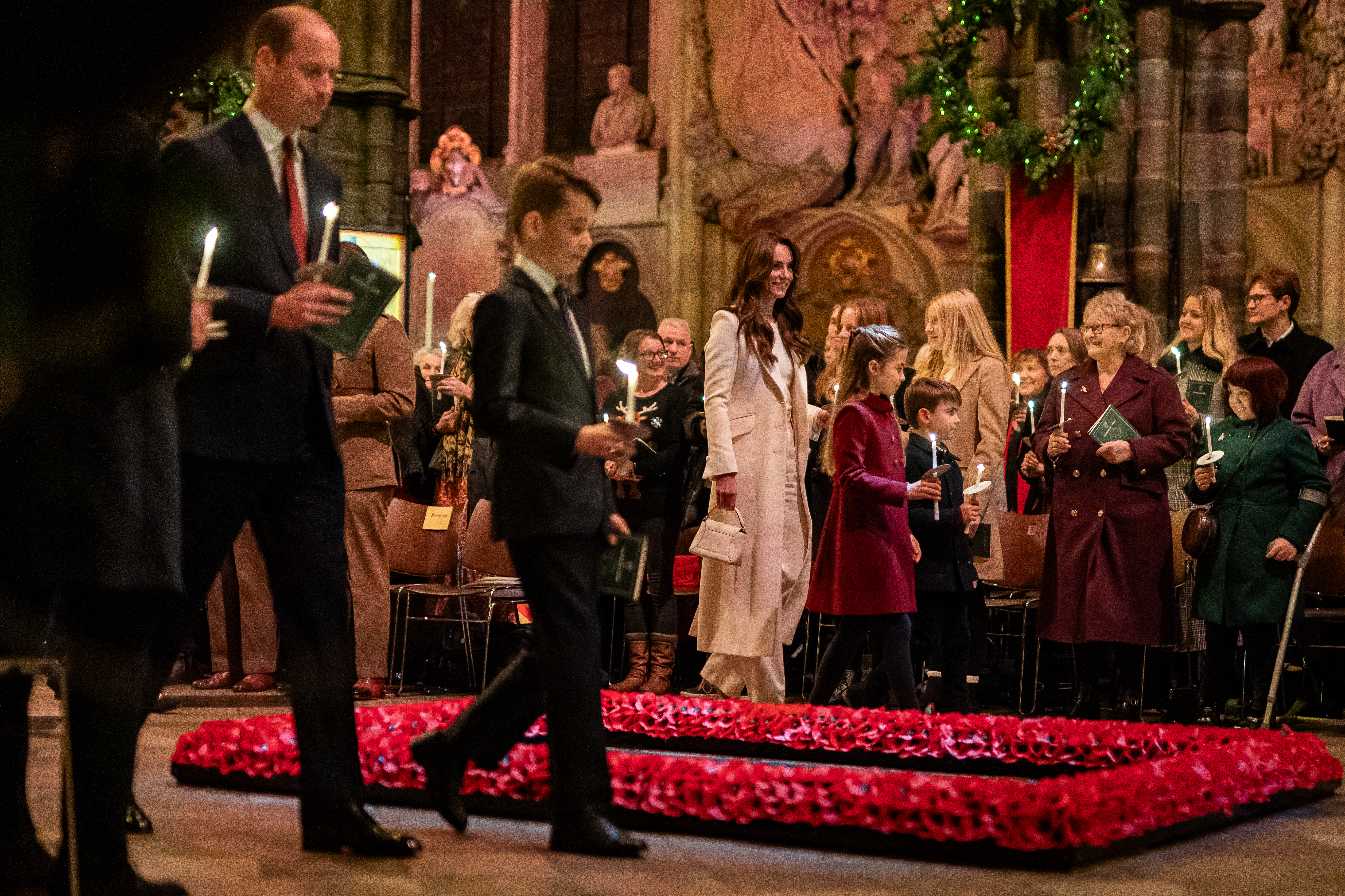 The royals have been getting into the festive spirit. Prince William and Catherine, Princess of Wales took the kids to a Christmas service at Westminster Abbey on December 8 in London. Photo / Getty Images