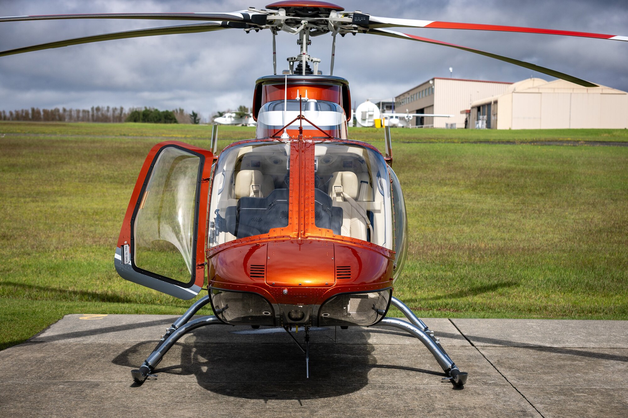 The Bell 407 typically has a range of 337 nautical miles (624km). Photo / Michael Craig