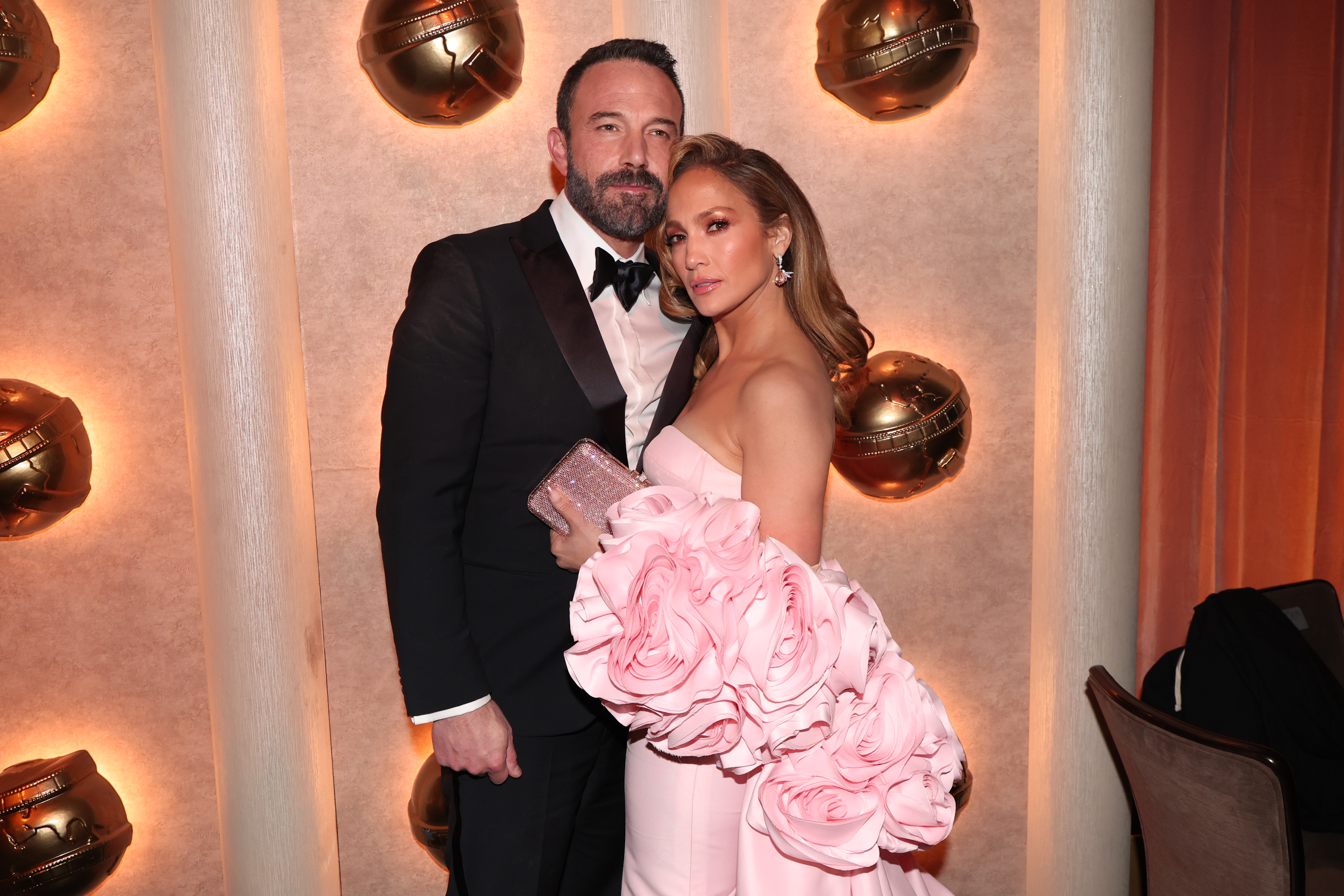 Ben Affleck and Jennifer Lopez at this year's Golden Globe Awards. Photo / Getty Images