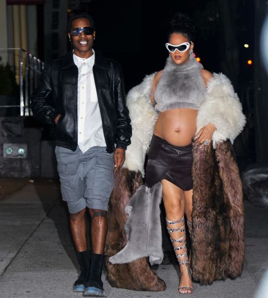 Rihanna and A$AP Rocky in New York. Photo / Getty Images