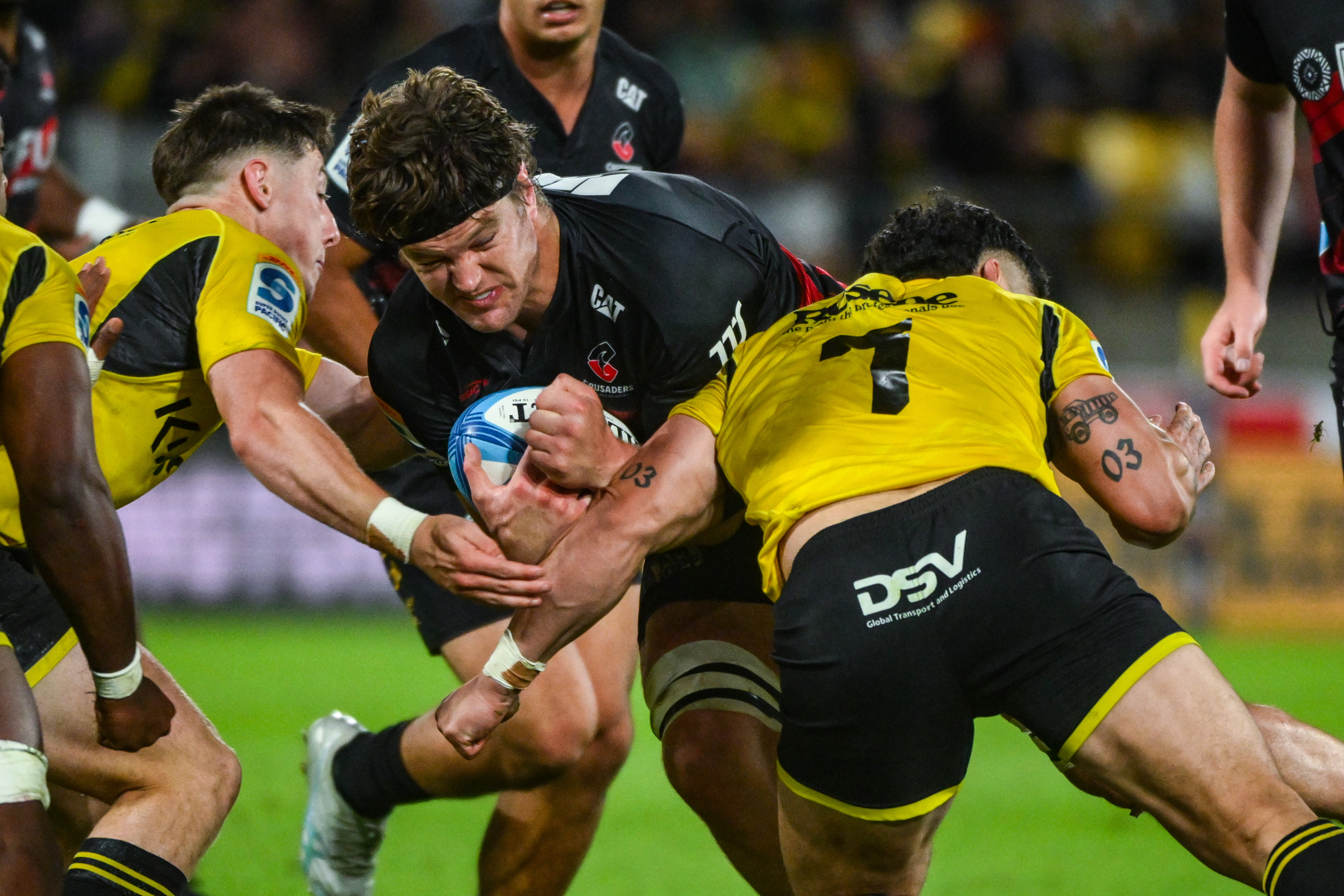The Crusaders beat the Hurricanes in Wellington. Photo / Photosport