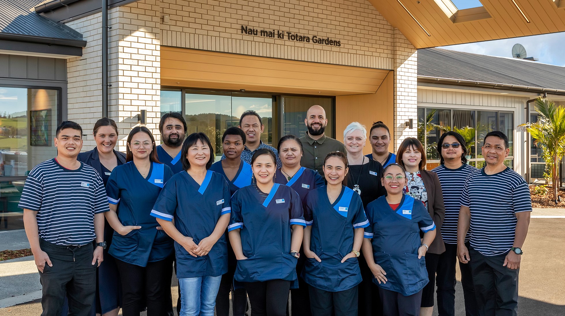 The team at new care home, Bupa Tōtara Gardens in Whangārei.