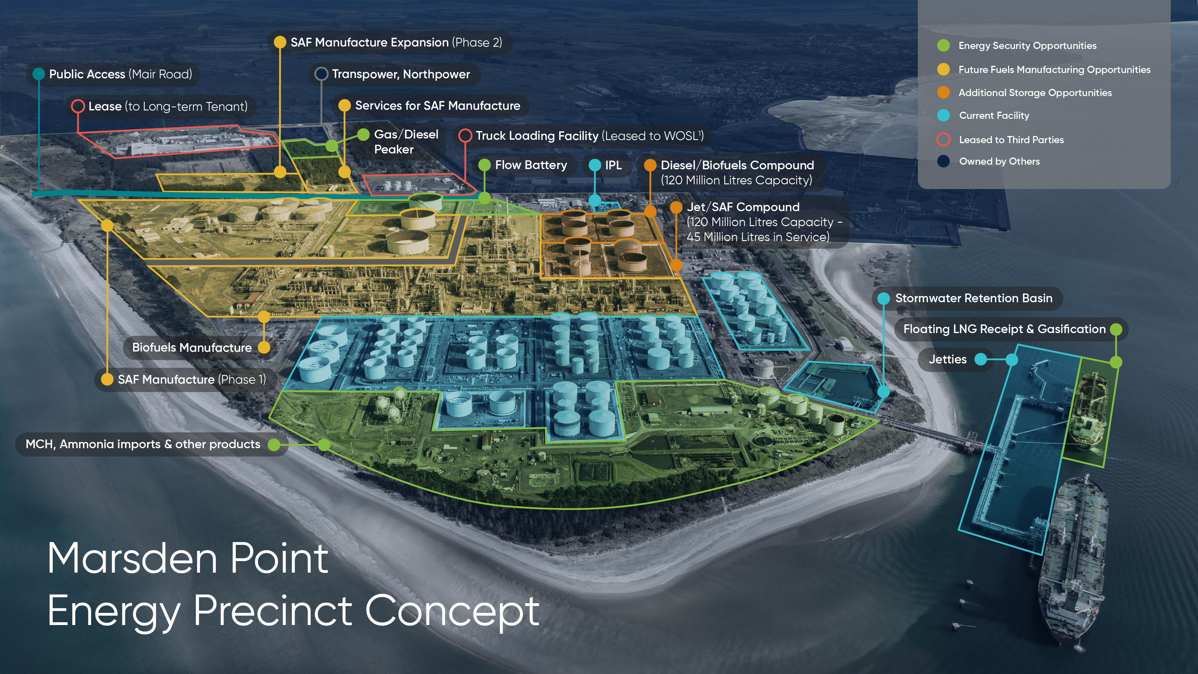 Channel Infrastructure has outlined its plans for Marsden Point.