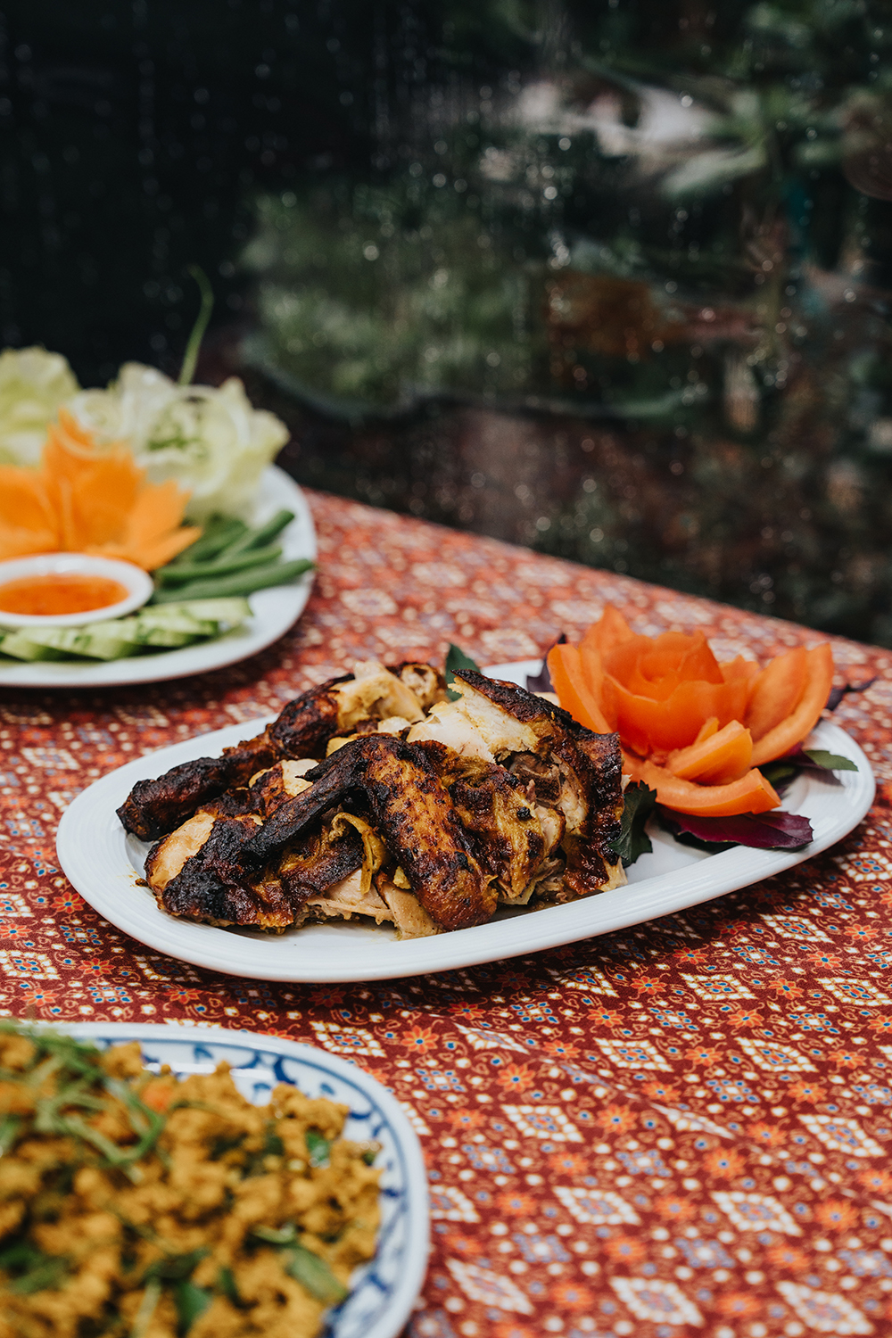 Secret Thai Garden has a medley of comforting favourites, including marinated chicken with sweet chilli sauce, fish cakes, curries and tom yum. Photo / Vincent Wu