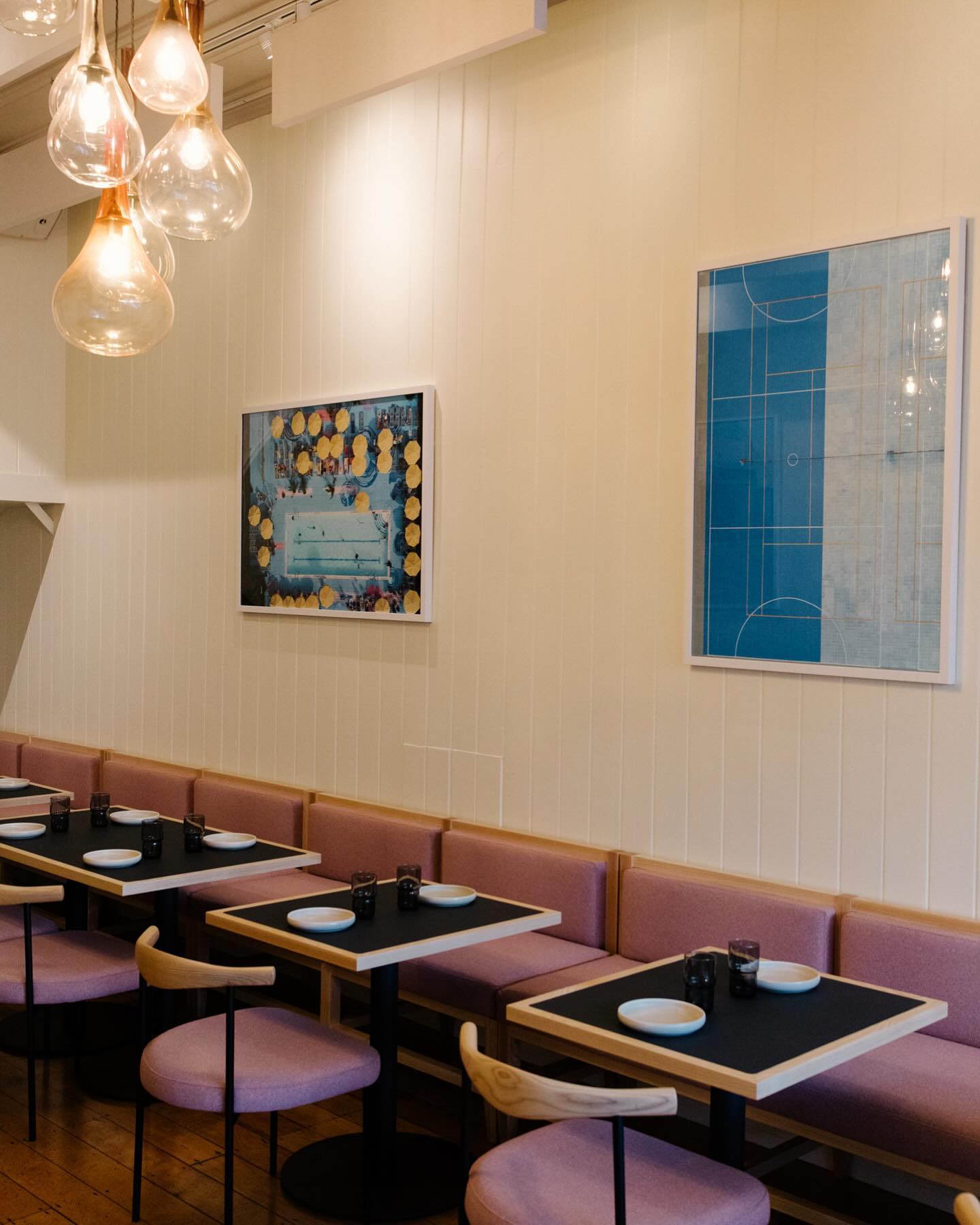 The dining room of San Ray. Photo / Emily Rafferty, @sanray.nz