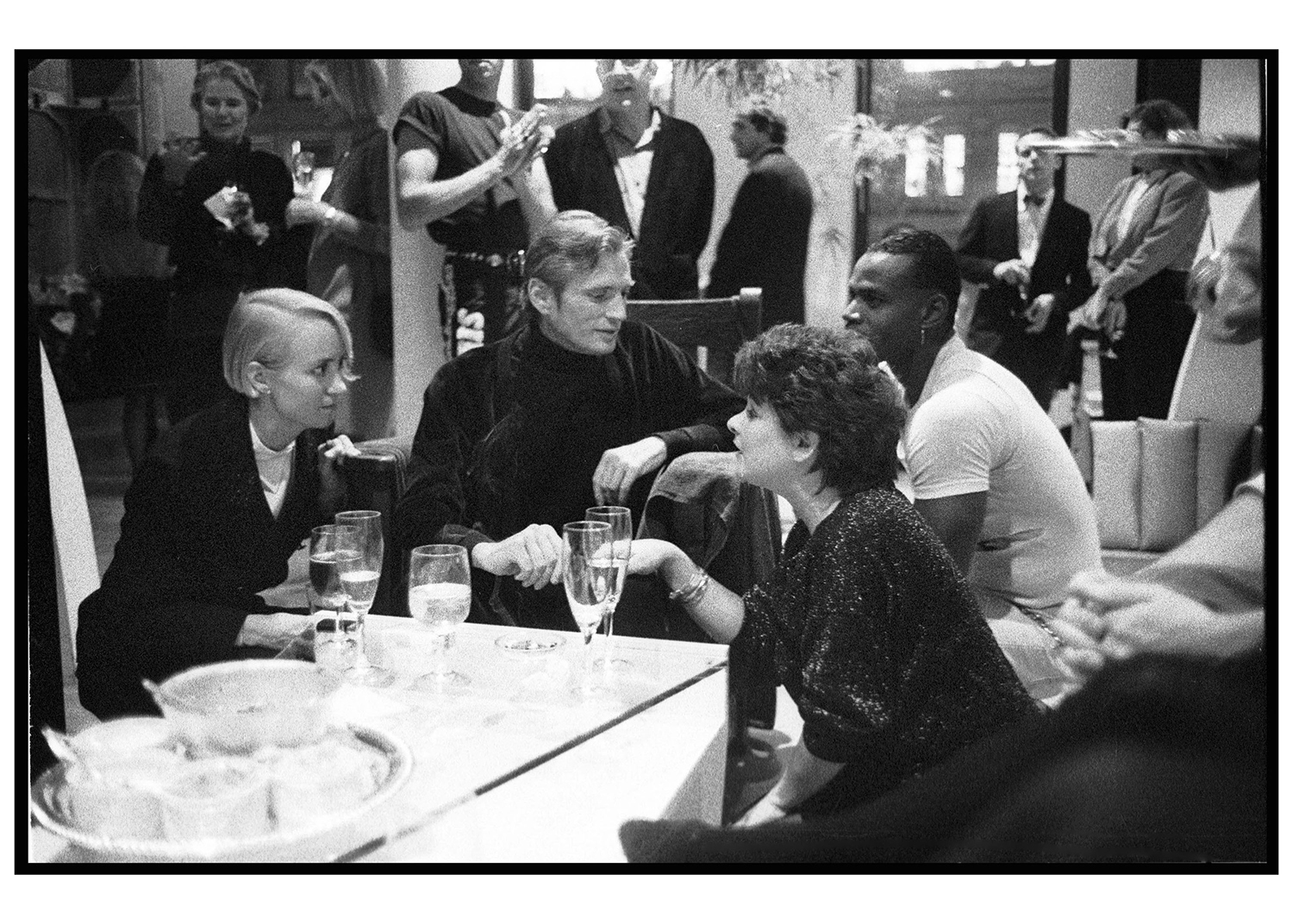 Robert Mapplethorpe at his 42nd-birthday party in 1988, shortly before he died. Photo / Dafydd Jones via The New York Times