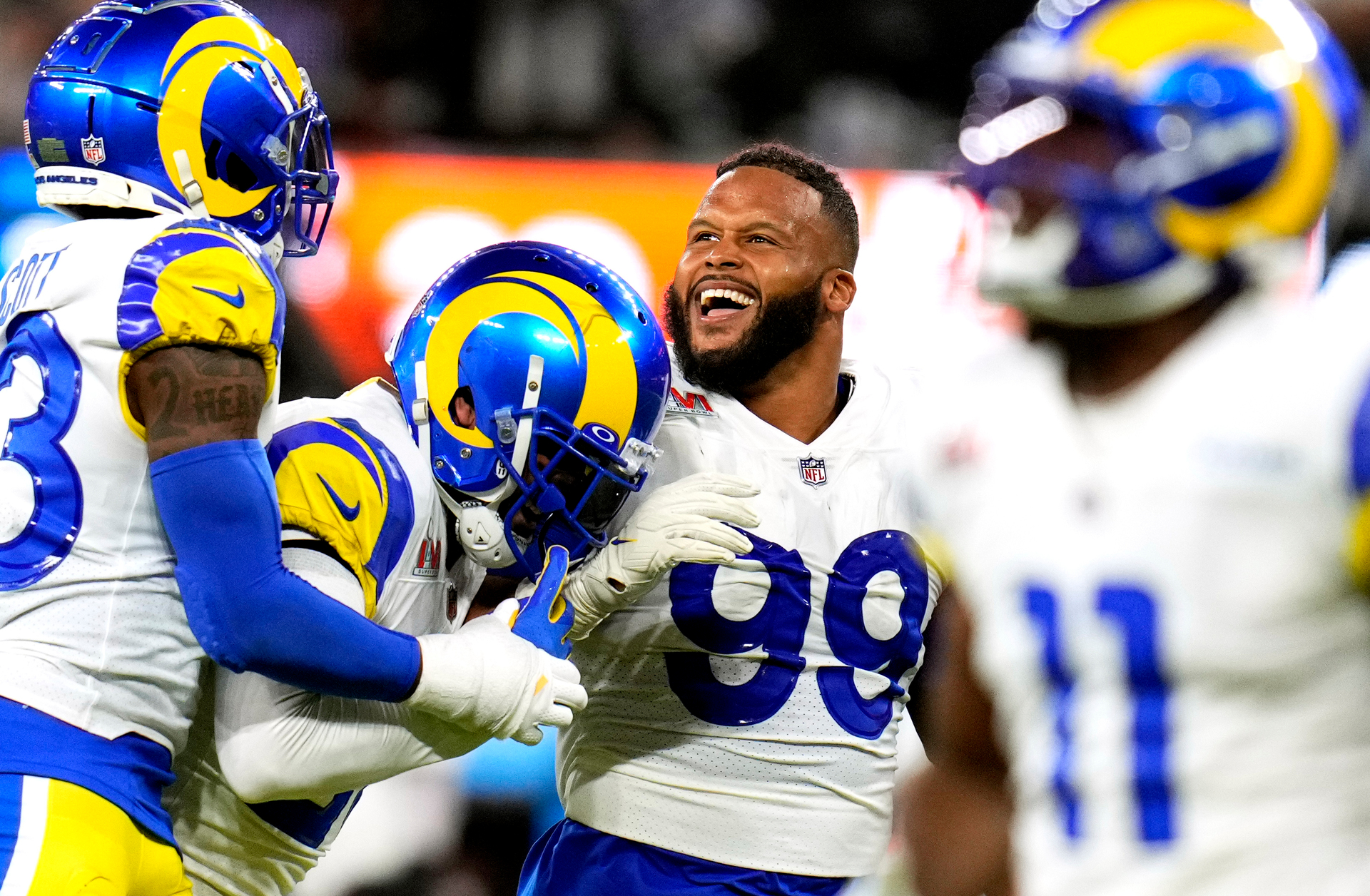 Los Angeles Rams star Aaron Donald. Photo / Getty Images