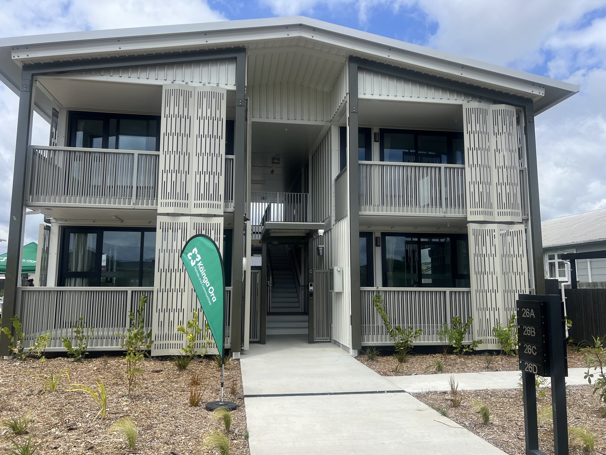 Four of the completed one-bedroom apartments. Photo / Kelly Makiha