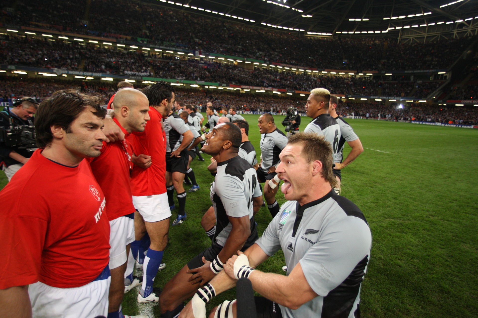 France versus the All Blacks at a Rugby World Cup has always provided sporting fireworks. Photo / Photosport