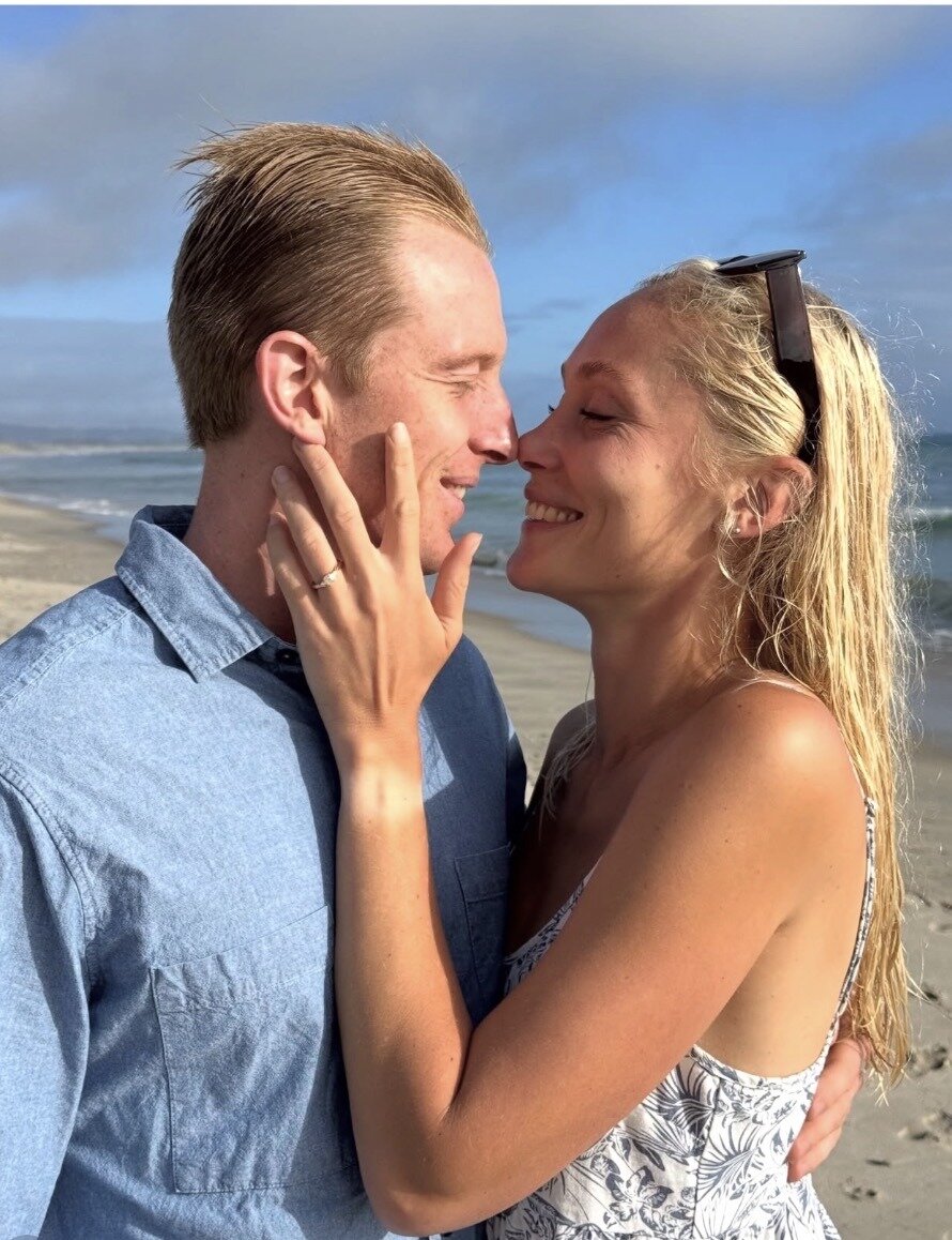 Francis de Vries and his Swedish fiancee, Lisa Gallneby. Photo / @Francisdevries12 