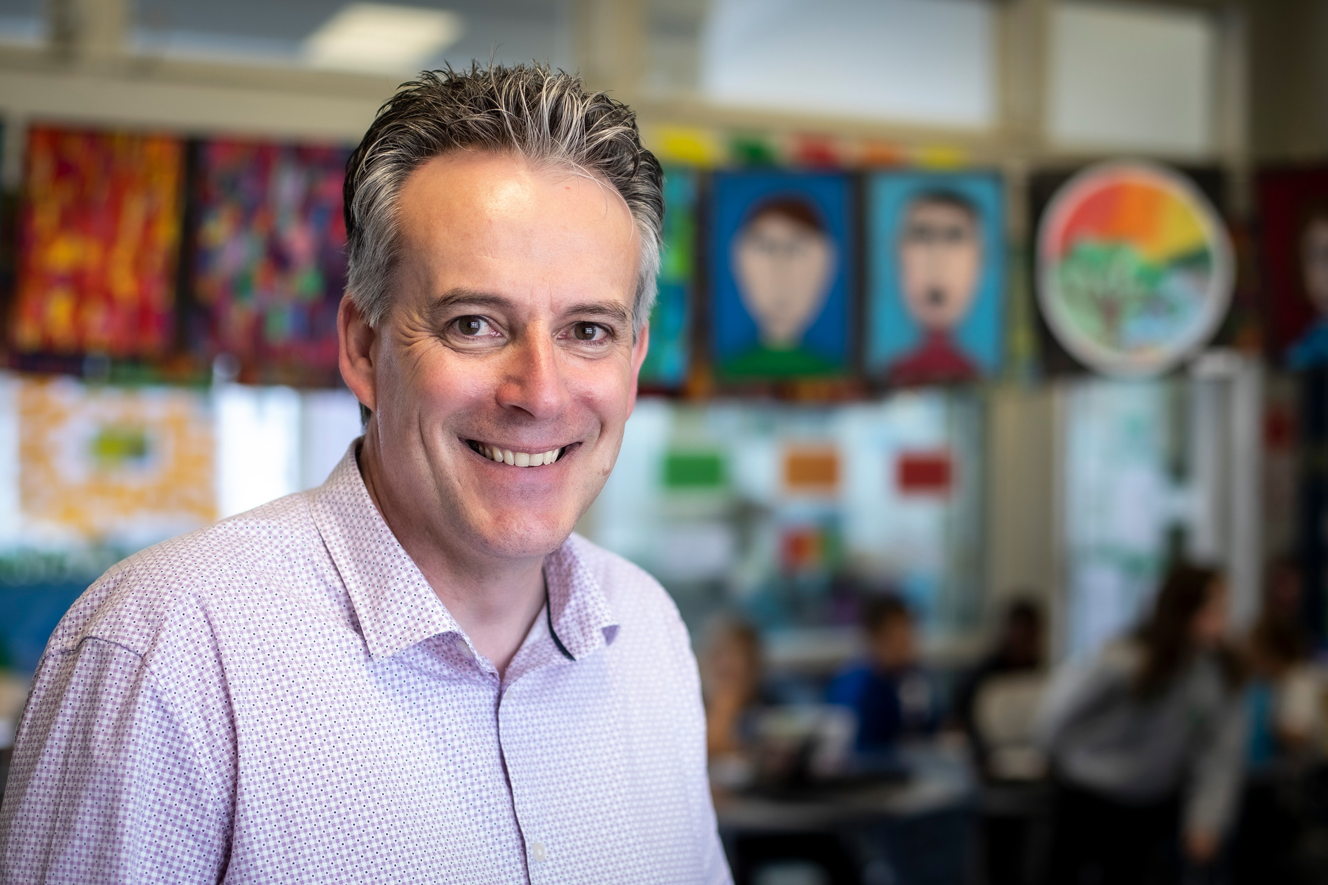 Stephen Lethbridge, president of the Auckland Primary Principals' Association, is in favour of transitional arrangements for siblings who find themselves out of zone. Photo / Michael Craig