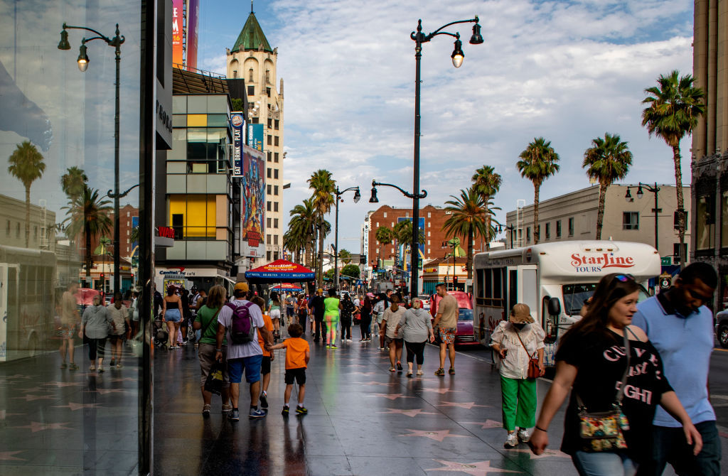 The Hollywood Walk of Fame in Los Angeles, California. Photo / Getty Images