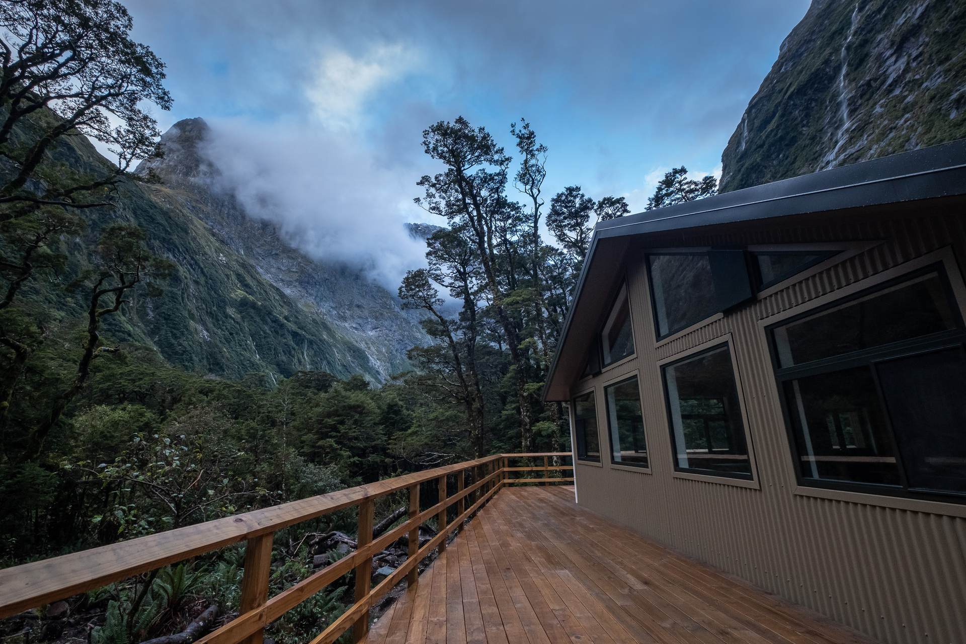 Fiordland's Milford Track saw some empty bunks early in summer. Photo / Crystal Brindle, DOC