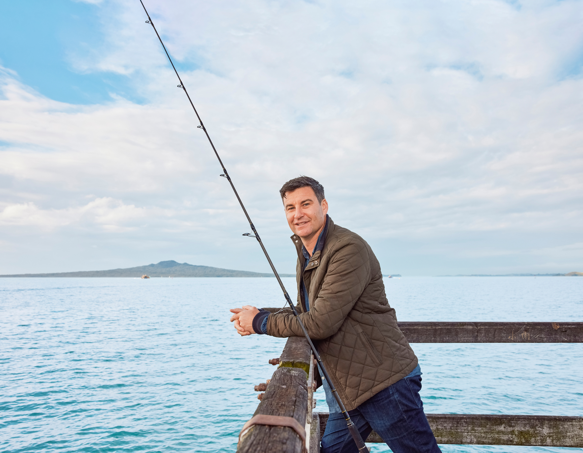 Gayford grew up on the ocean - and now his daughter Neve wants him to take her fishing. Photo / Michael Rooke