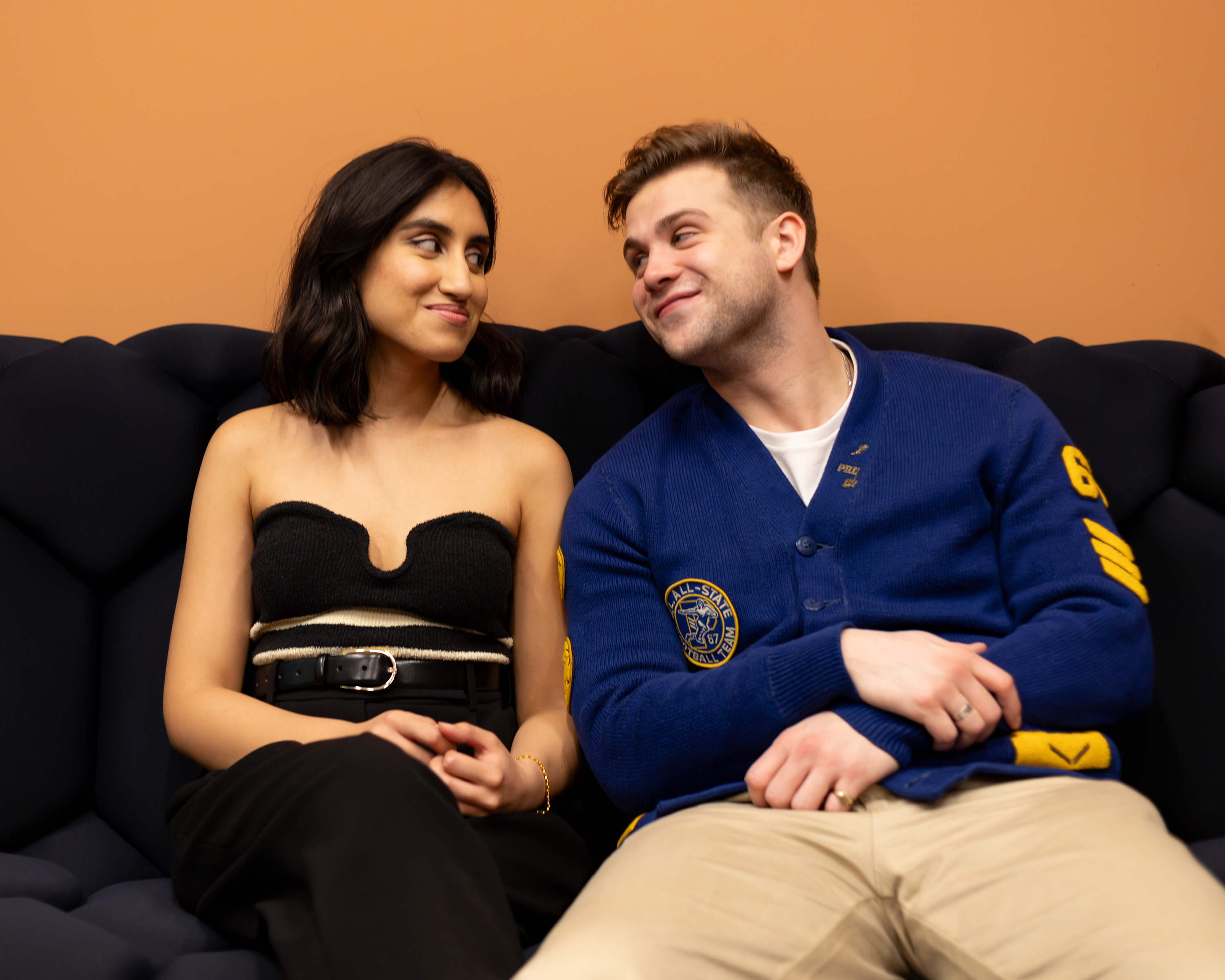 Ambika Mod and Leo Woodall play Emma and Dexter in One Day, a new show that follows the characters on the same day each year for two decades. Photo / Kemka Ajoku, The New York Times