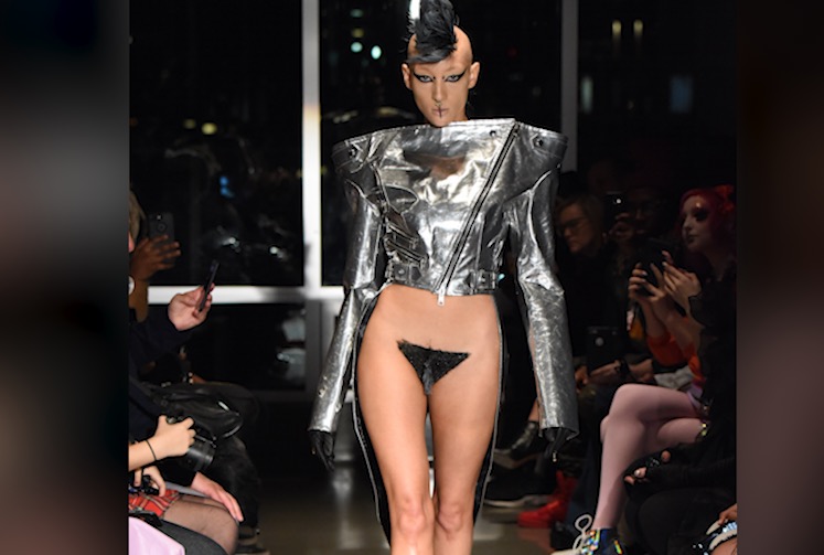 Vagina wigs make appearance in New York fashion show