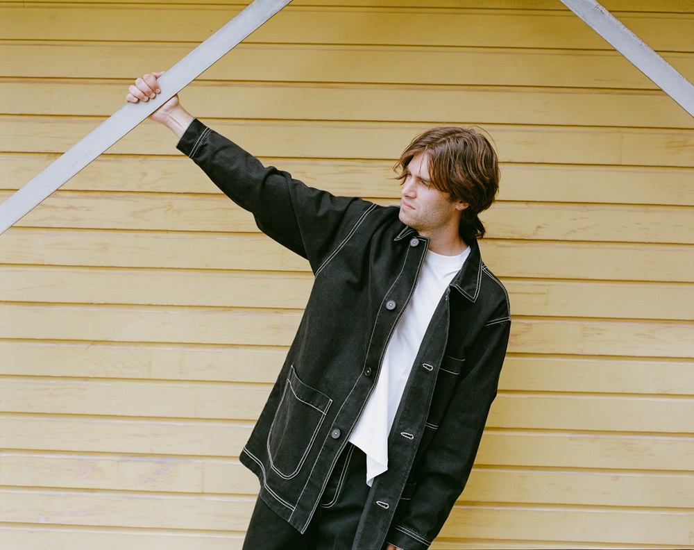 The 'Alfie jacket' is part of the new kowtow Landscapes collection. Photo / Harry Culy