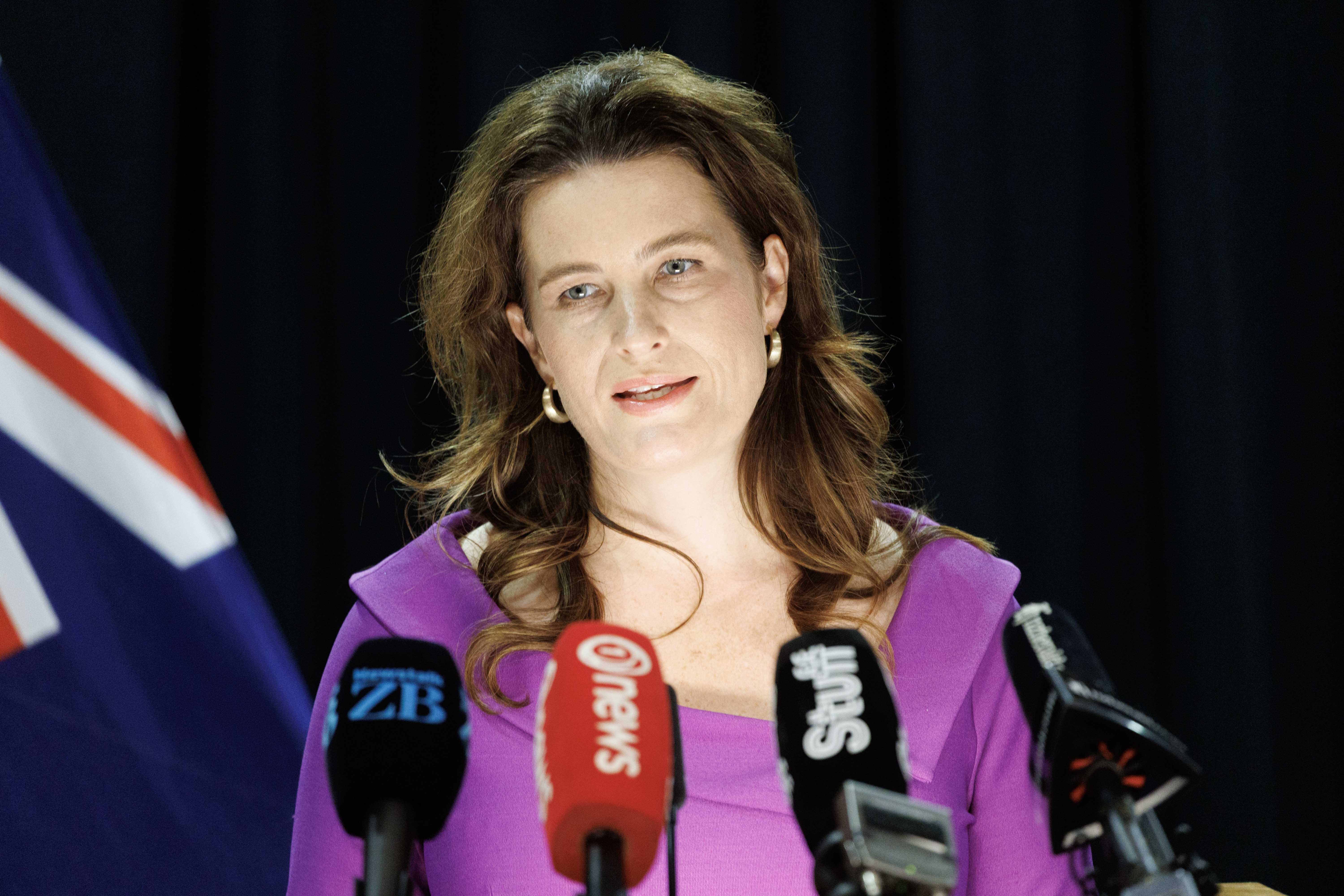 Finance Minister Nicola Willis put the supermarkets on notice this morning. Photo / Mark Mitchell