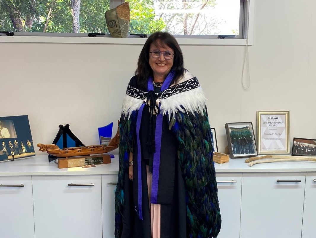 Kerikeri High School principal Elizabeth Forgie is proud of her many achievements over the last 30 years. Photo / Supplied